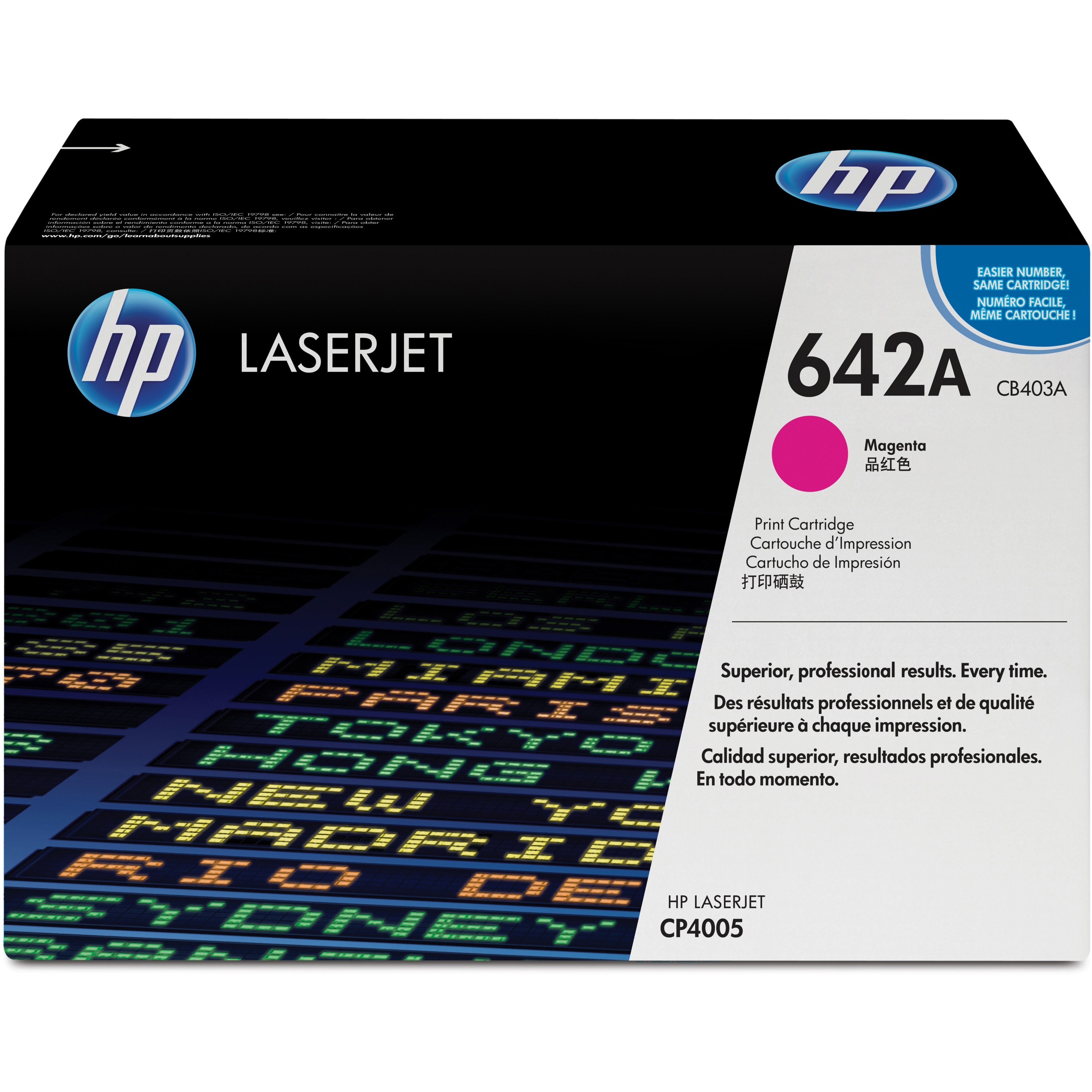 HP 642A (CB403A) Original Laser Toner Cartridge