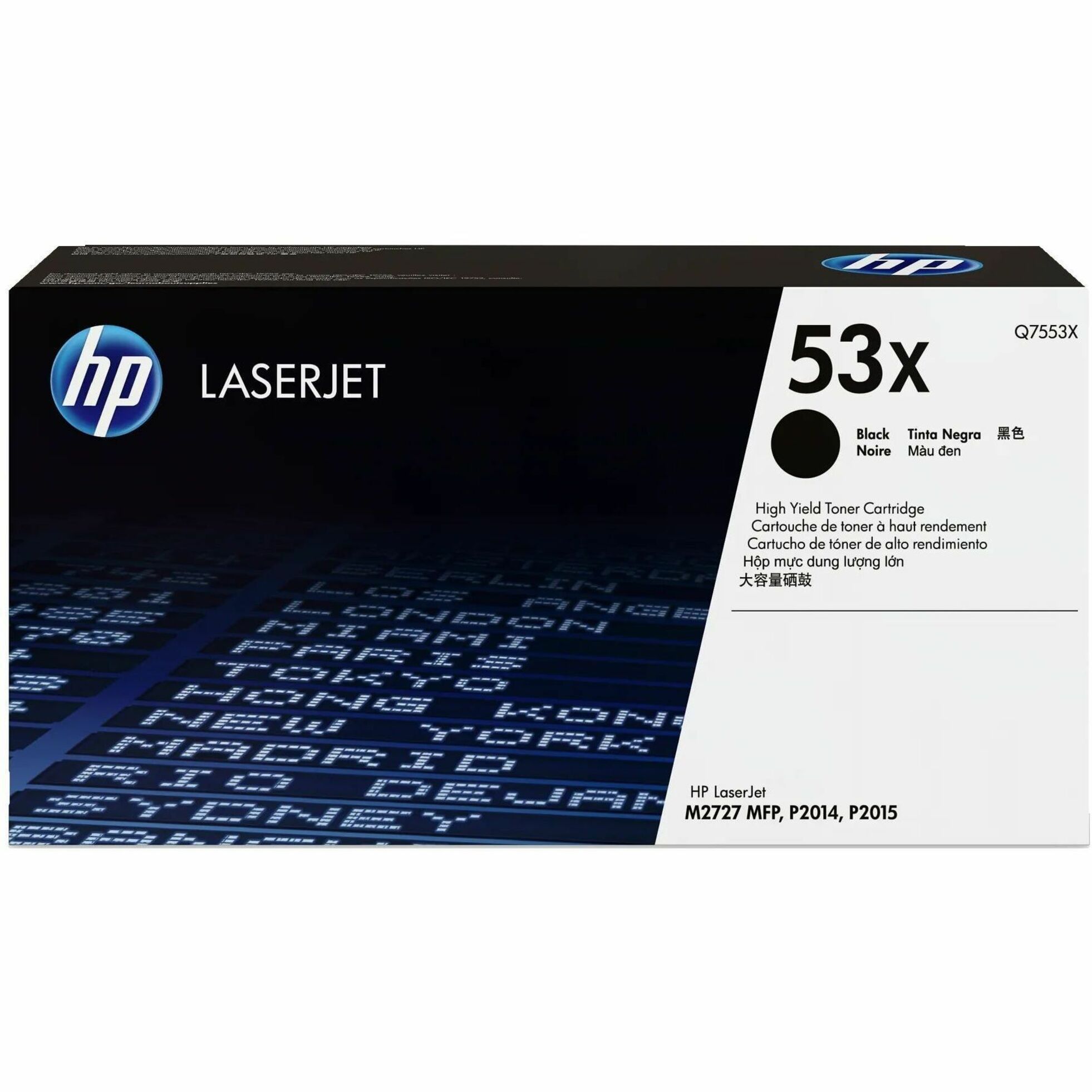 HP 53X (Q7553X) Original High Yield Laser Toner Cartridge