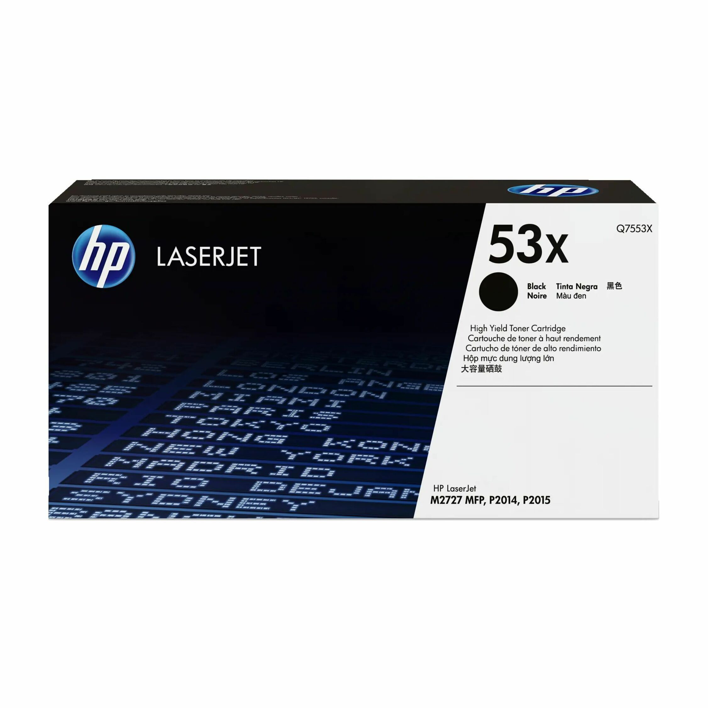 HP 53X (Q7553X) Original High Yield Laser Toner Cartridge - Single Pack - Black - 1 Each - 7000 Pages