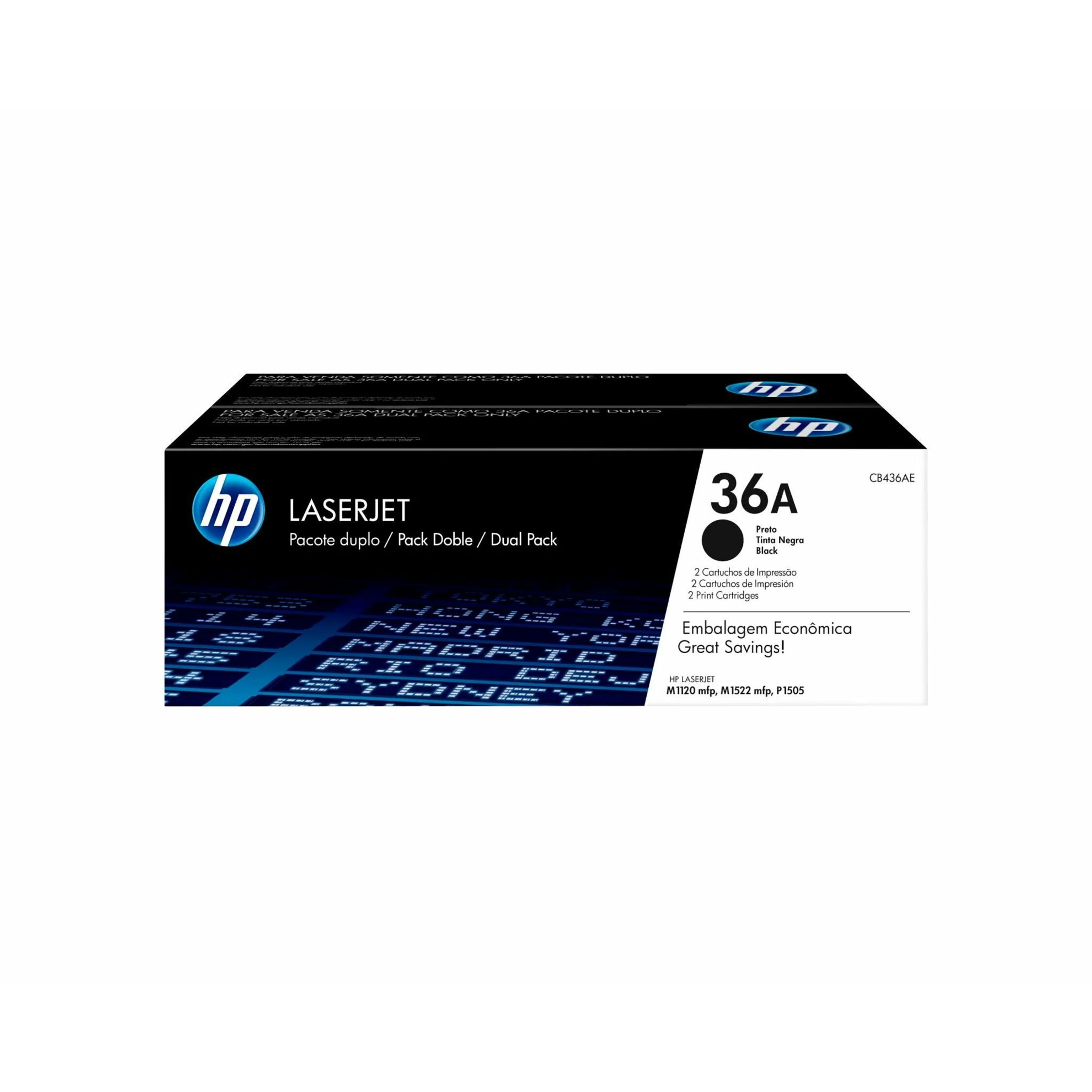 HP 36A (CB436A) Original Standard Yield Laser Toner Cartridge - Single Pack - Black - 1 Each - 2000 Pages