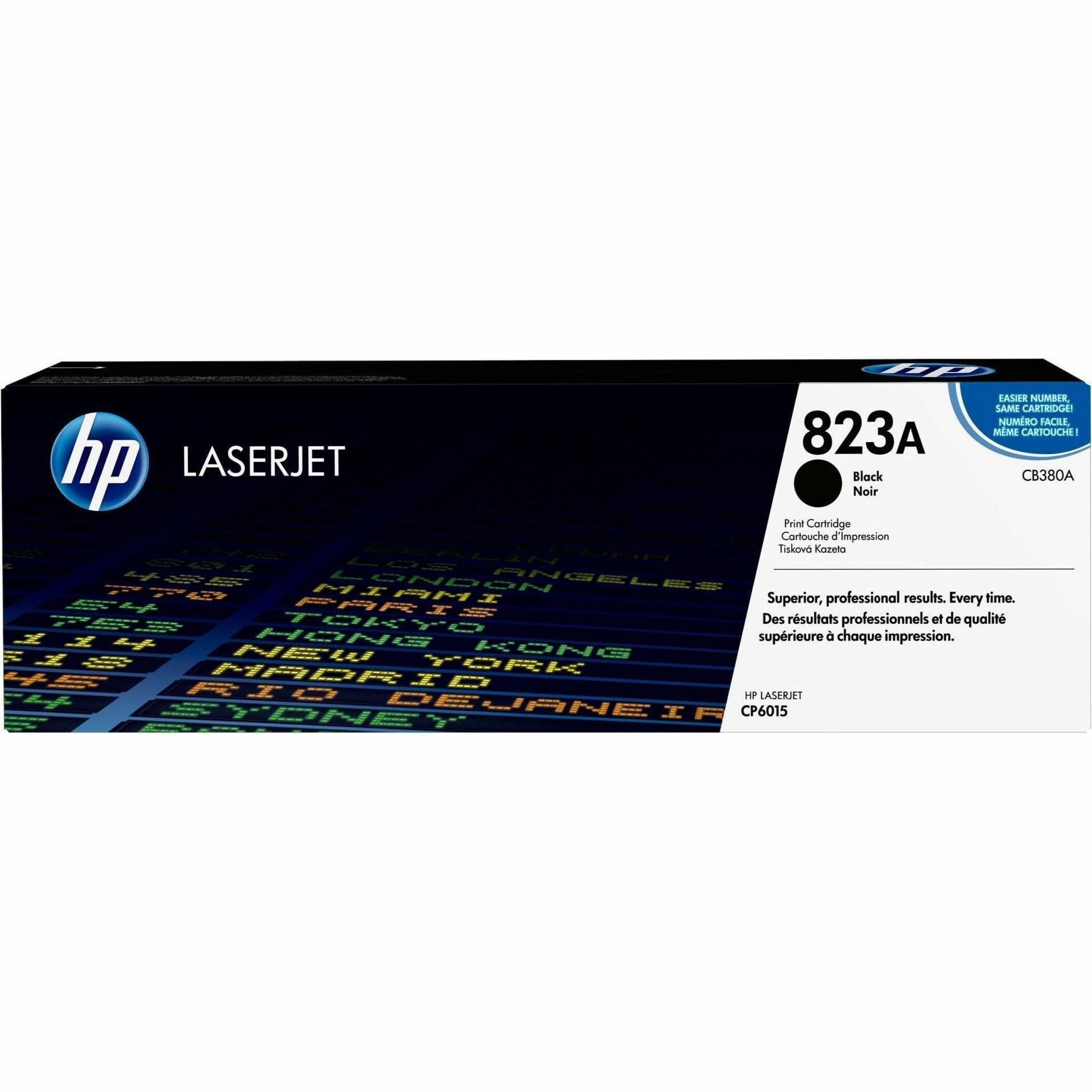 HP 823A (CB380A) Original Laser Toner Cartridge - Single Pack - Black - 1 Each - 16500 Pages — alternate image1