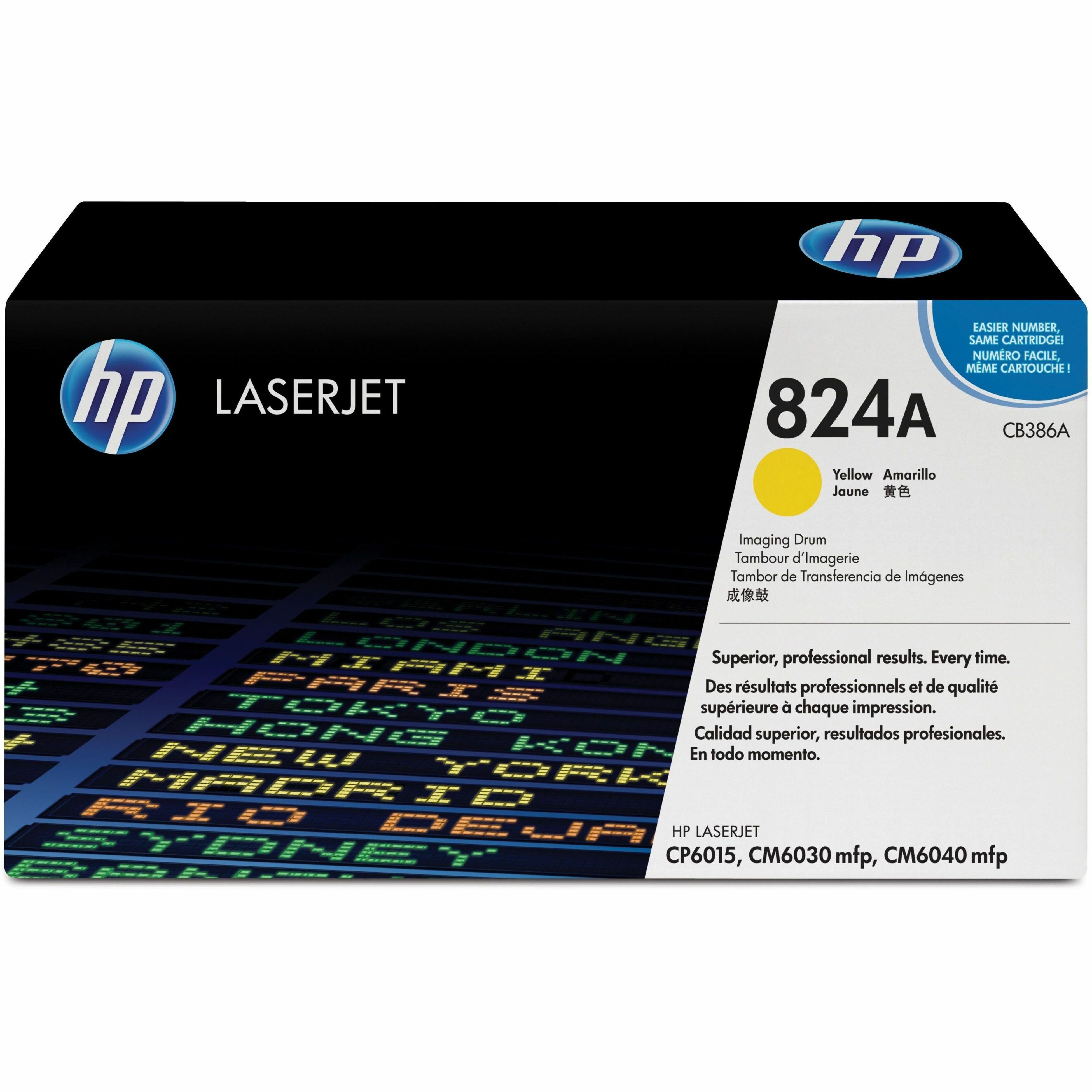 HP 824A (CB386A) Yellow Original LaserJet Image Drum