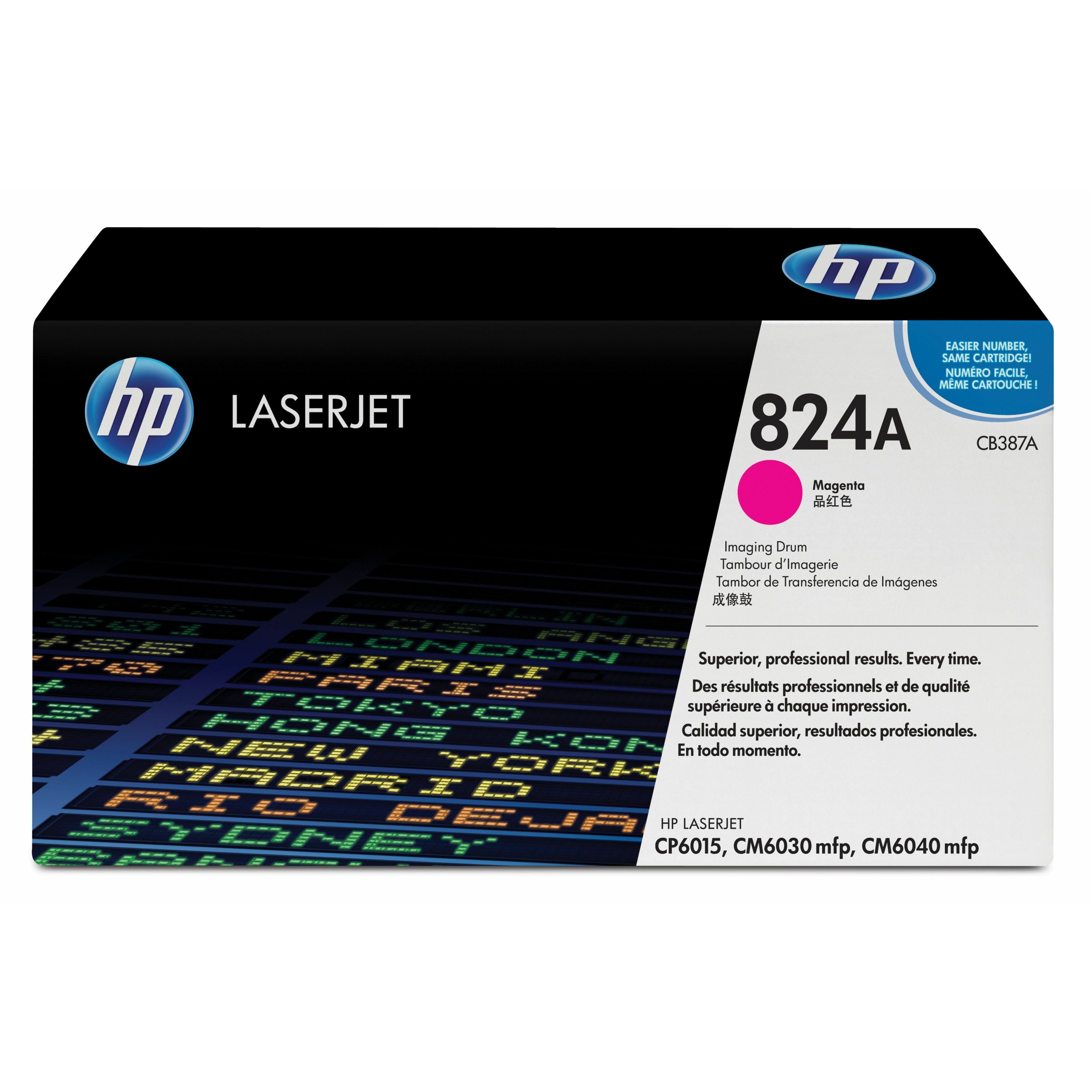 HP 824A (CB387A) Magenta Original LaserJet Image Drum - Single Pack - Laser Print Technology - 23000 - Magenta - 1 Each