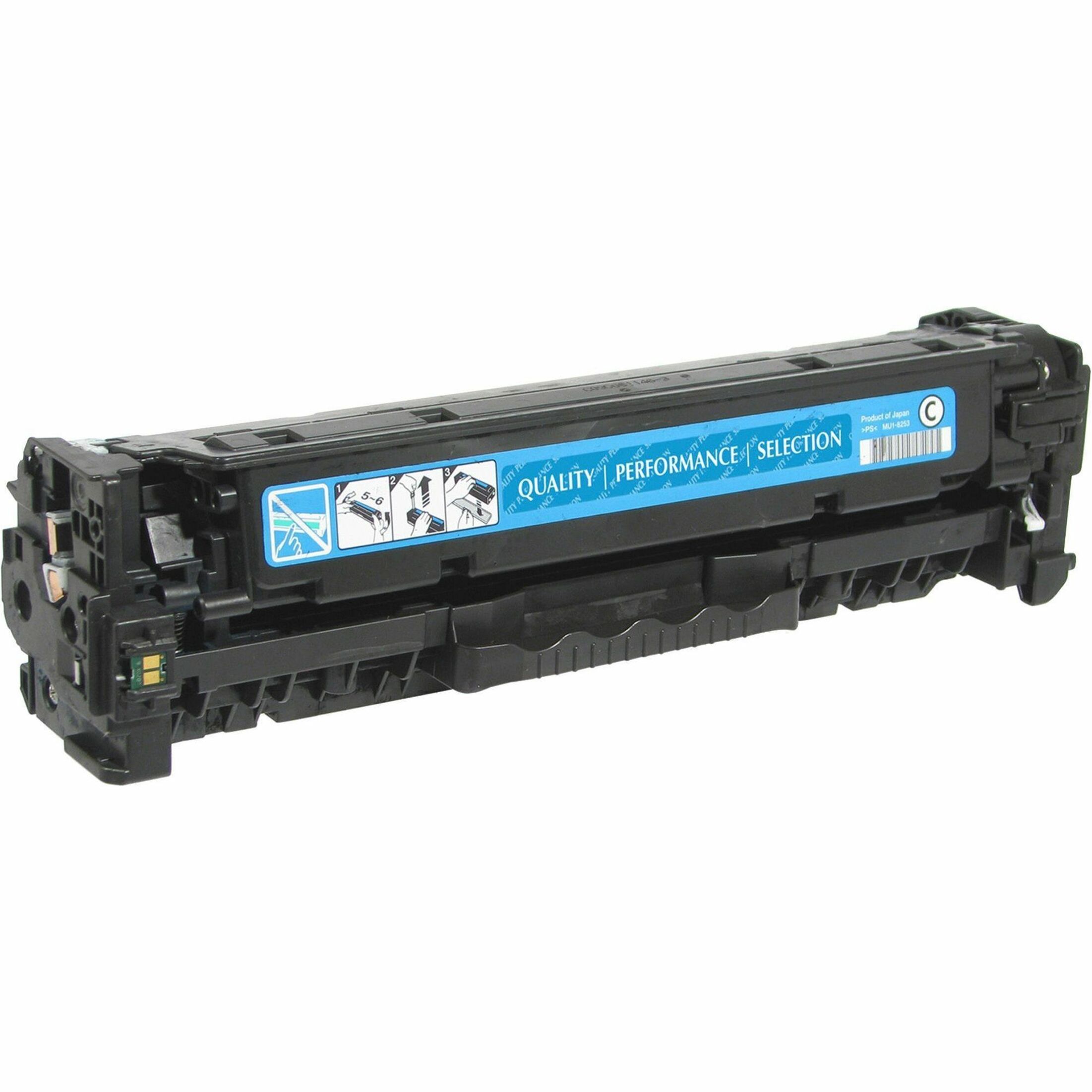 HP 304A (CC531A) Original Standard Yield Laser Toner Cartridge - Single Pack - Cyan - 1 Each - 2800 Pages — out of package