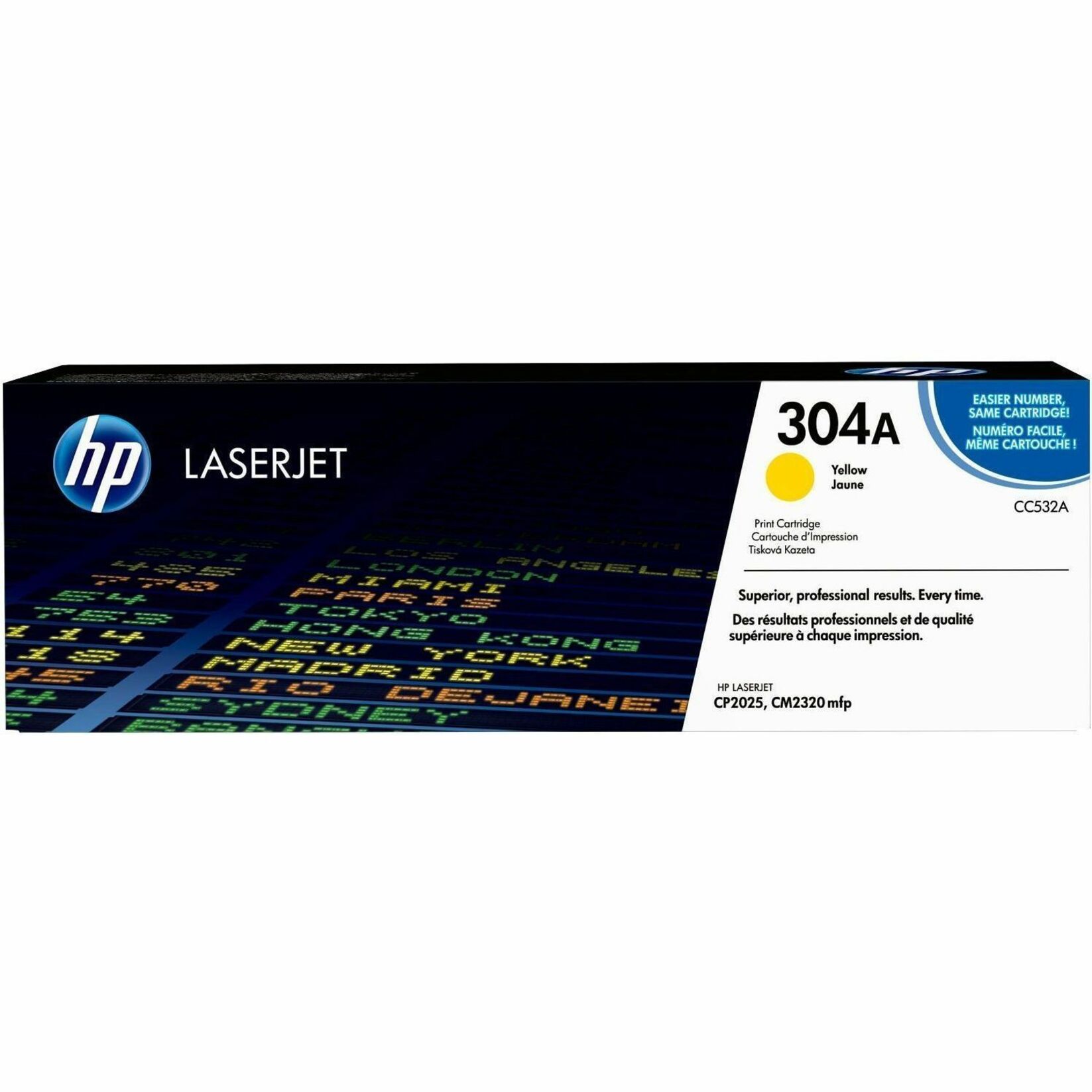 HP 304A (CC532A) Original Standard Yield Laser Toner Cartridge