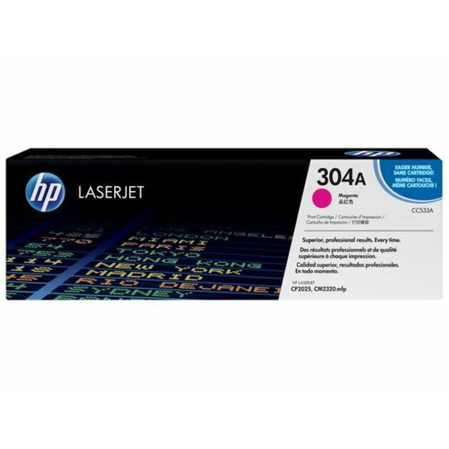 HP 304A (CC533A) Original Laser Toner Cartridge