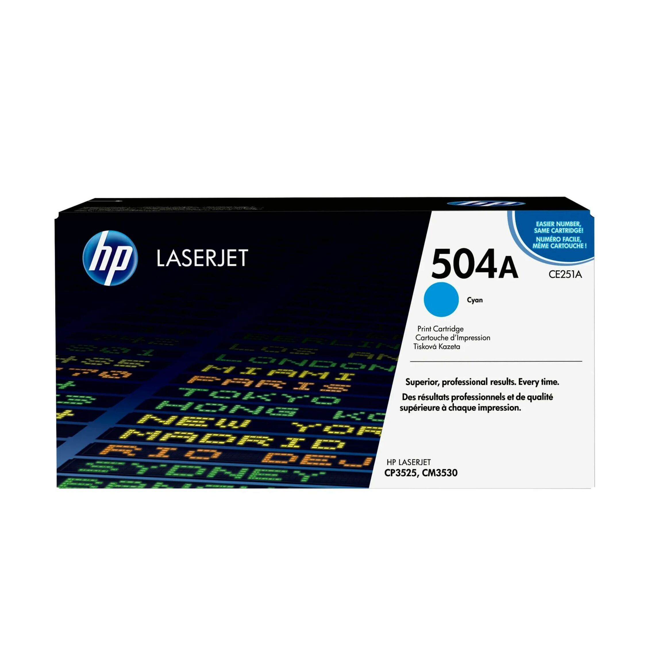 HP 504A (CE251A) Original Standard Yield Laser Toner Cartridge