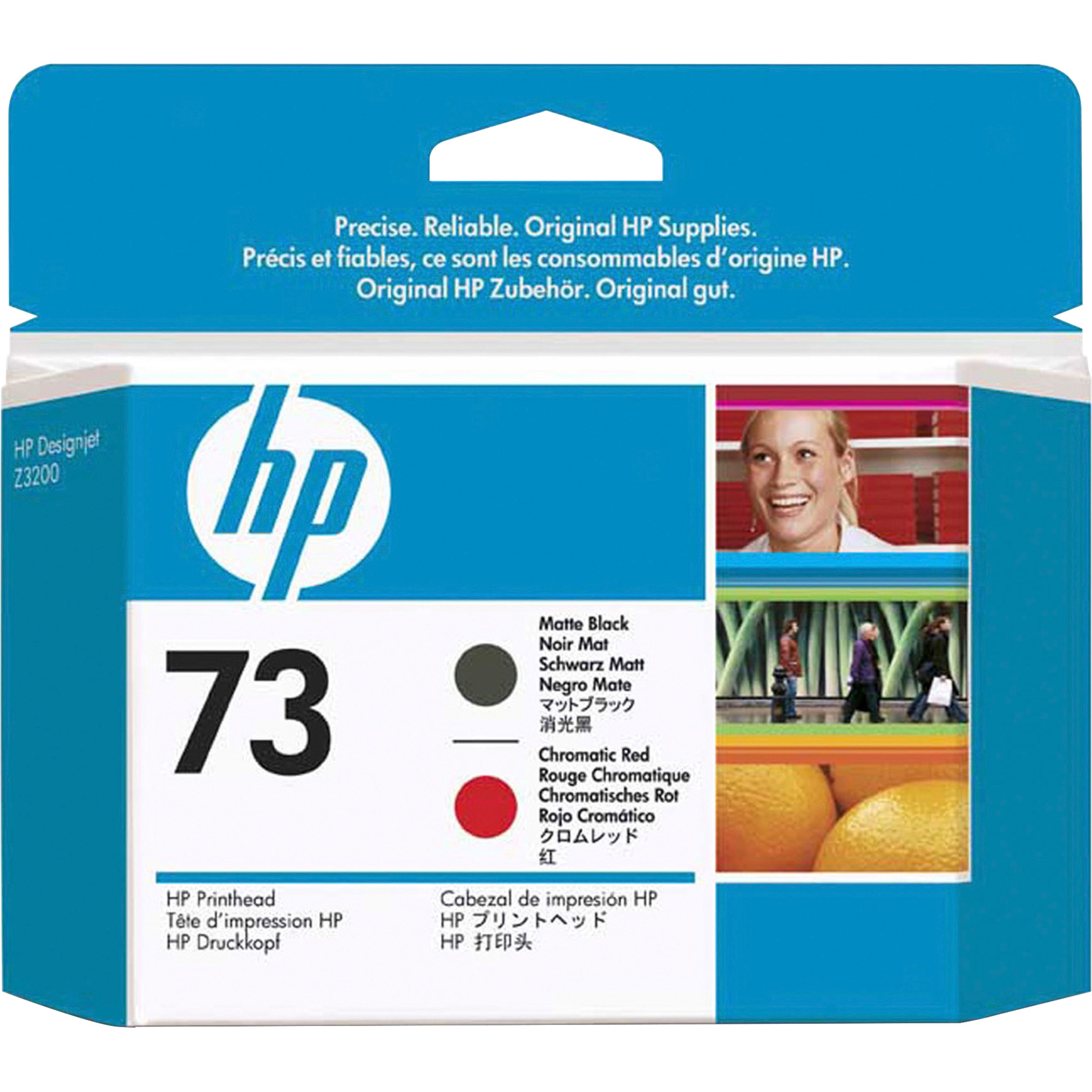 HP 73 (CD949A) Original Ink Cartridge - Single Pack - Inkjet - Matte Black, Red - 1 Each — in package