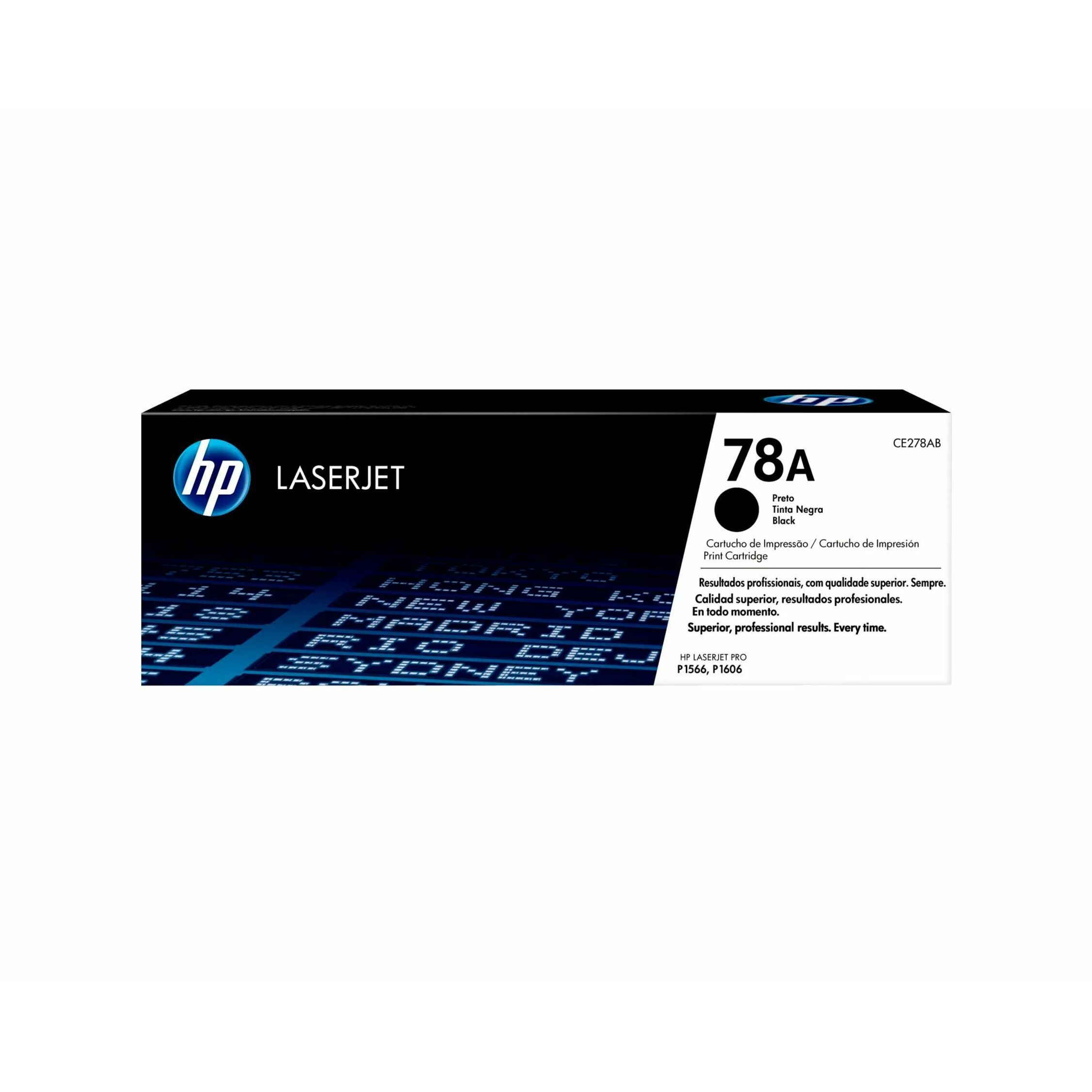HP 78A (CE278A) Original Laser Toner Cartridge - Single Pack - Black - 1 Each - 2100 Pages