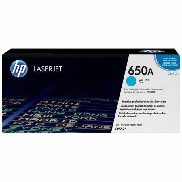 HP 650A (CE271A) Original Laser Toner Cartridge