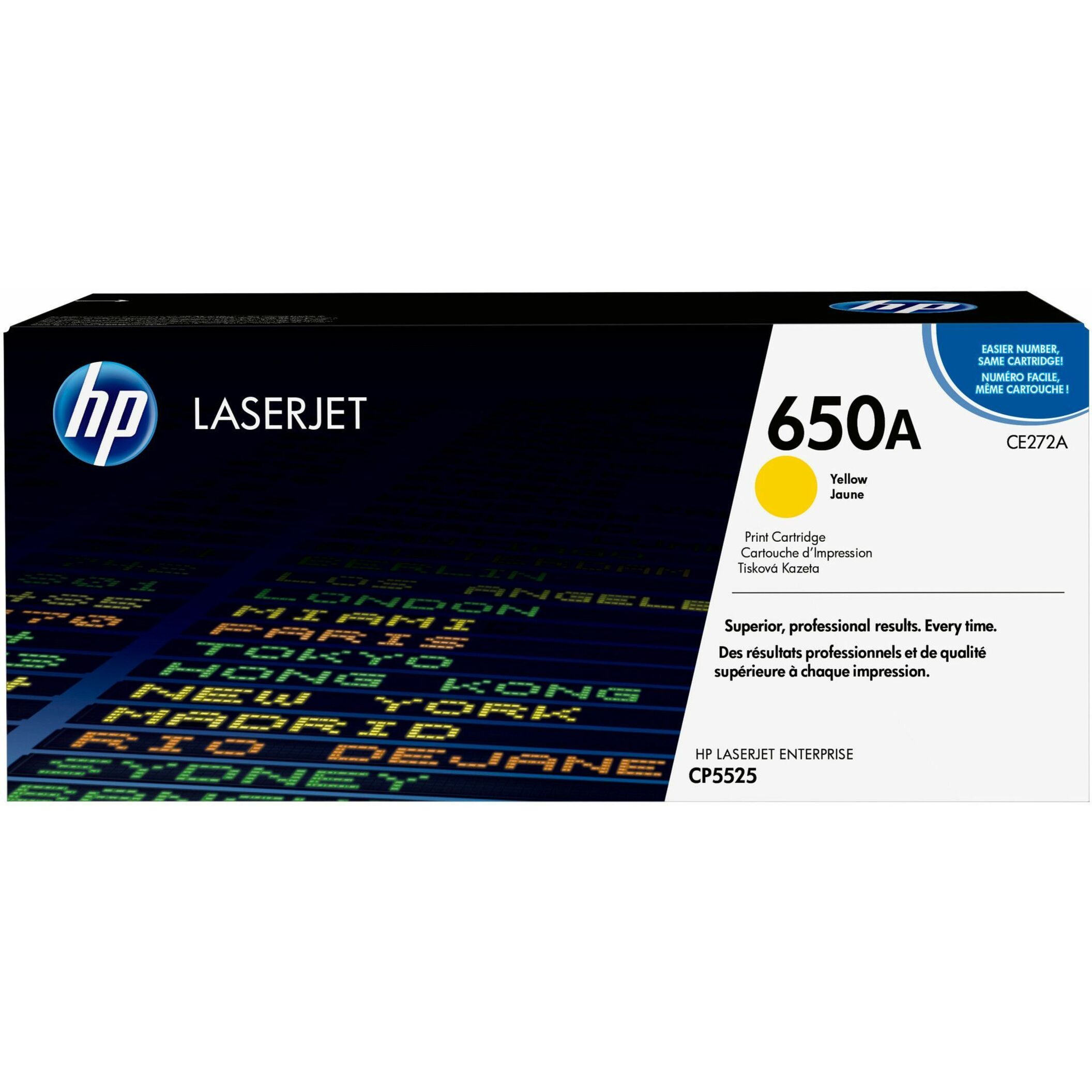 HP 650A (CE272A) Original Laser Toner Cartridge