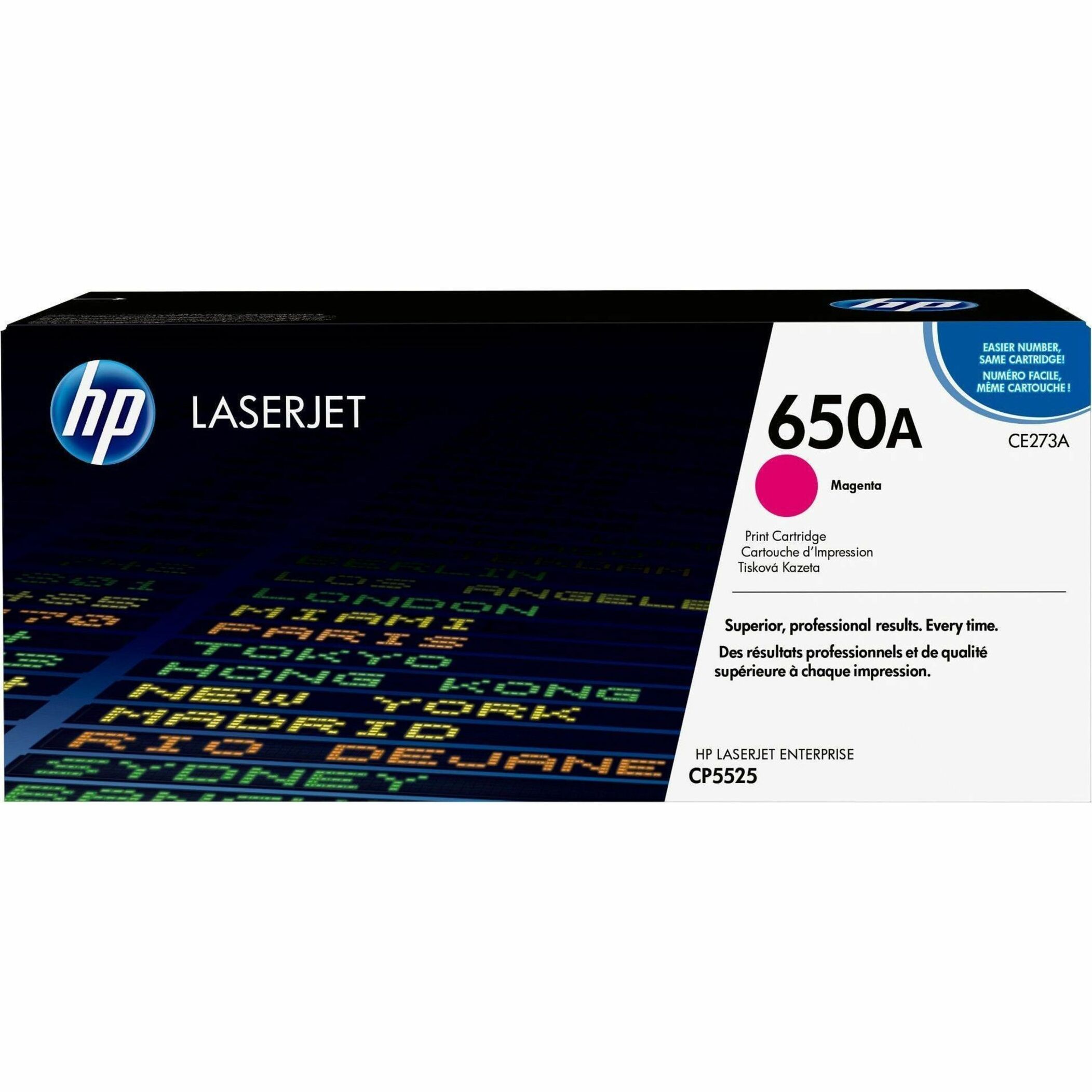 HP 650A (CE273A) Original Laser Toner Cartridge