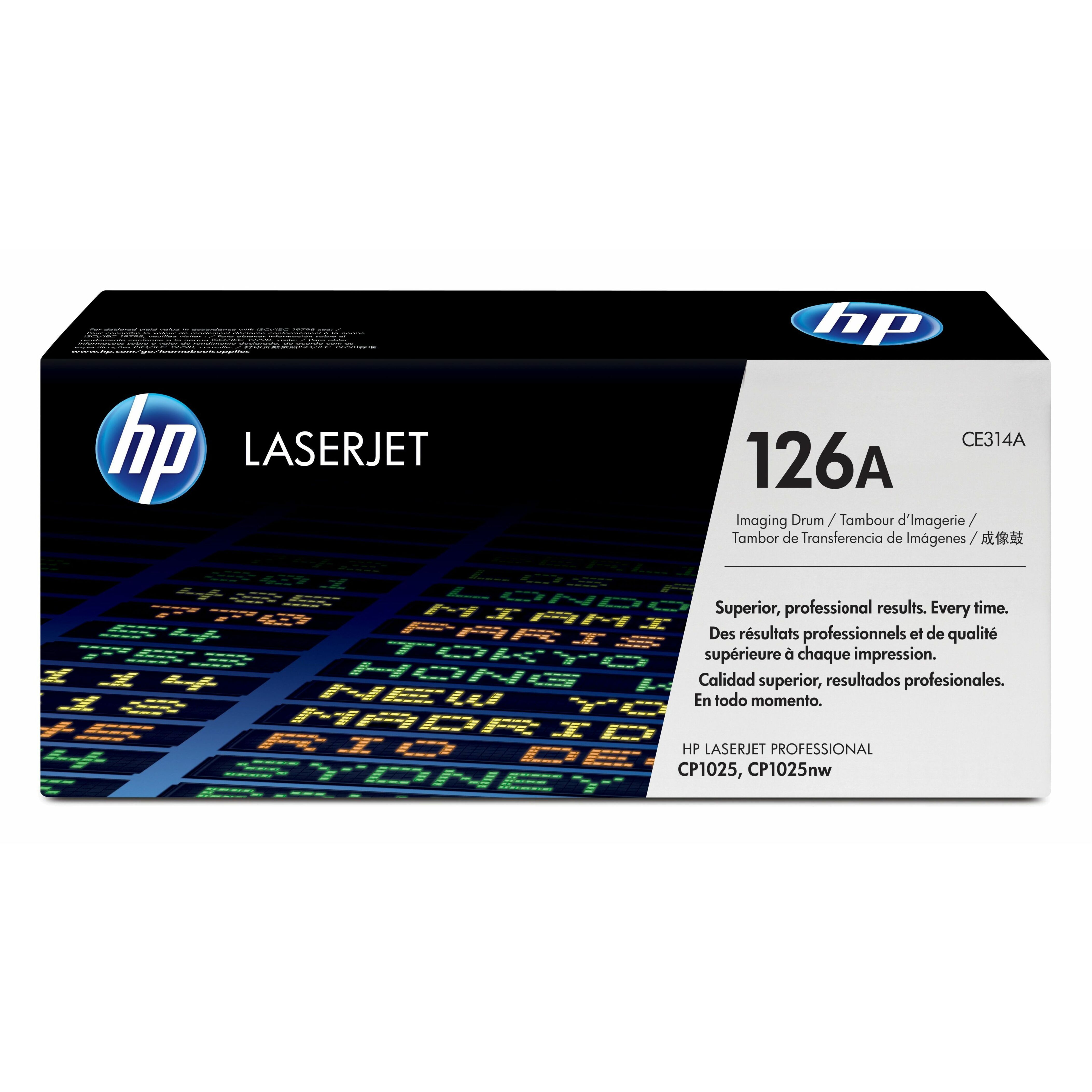 HP 126A(CE314A) Original LaserJet Imaging Drum - Single Pack - Laser Print Technology - 14000 Black, 7000 Color - Black, Color - 1 Each