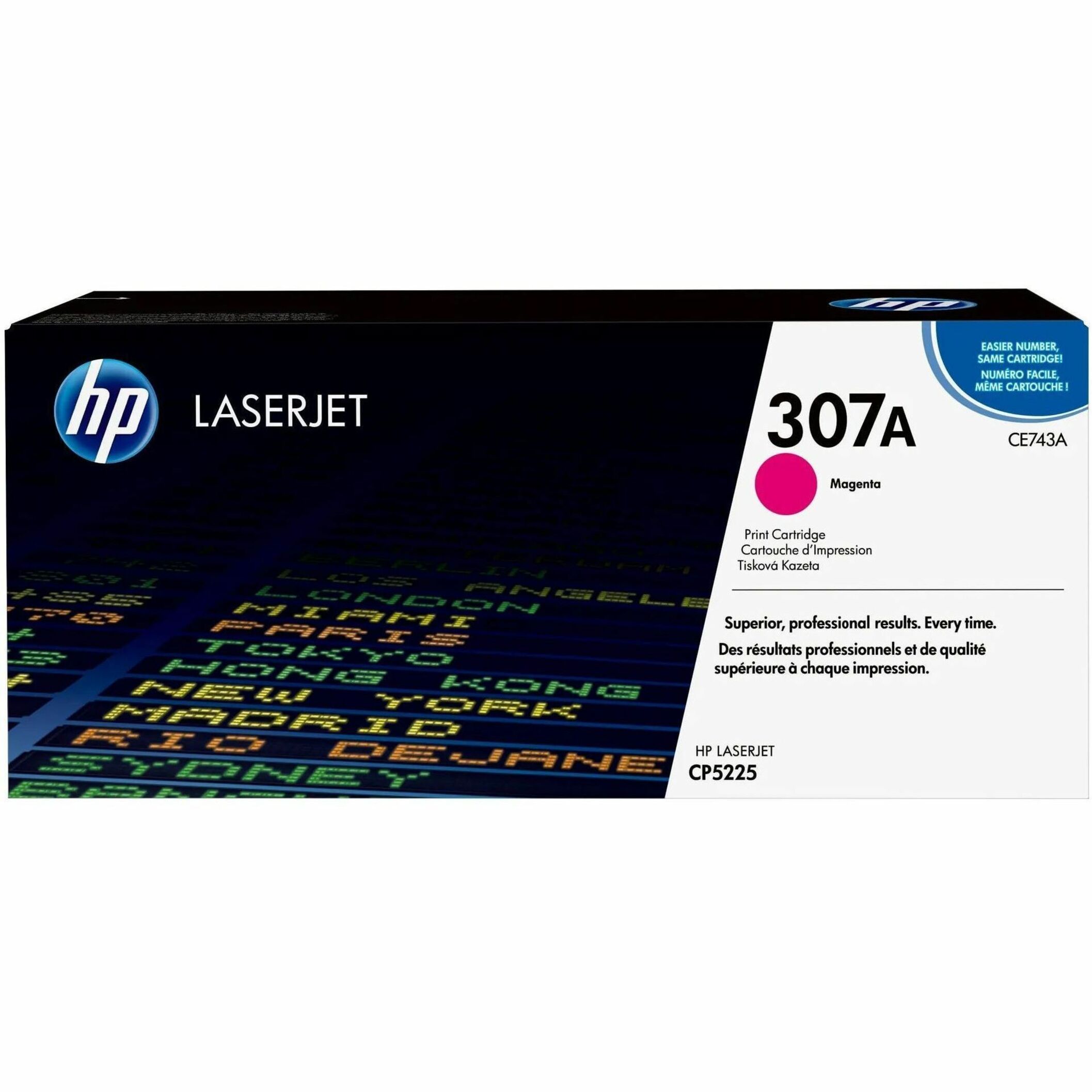 HP 307A (CE743A) Original Laser Toner Cartridge