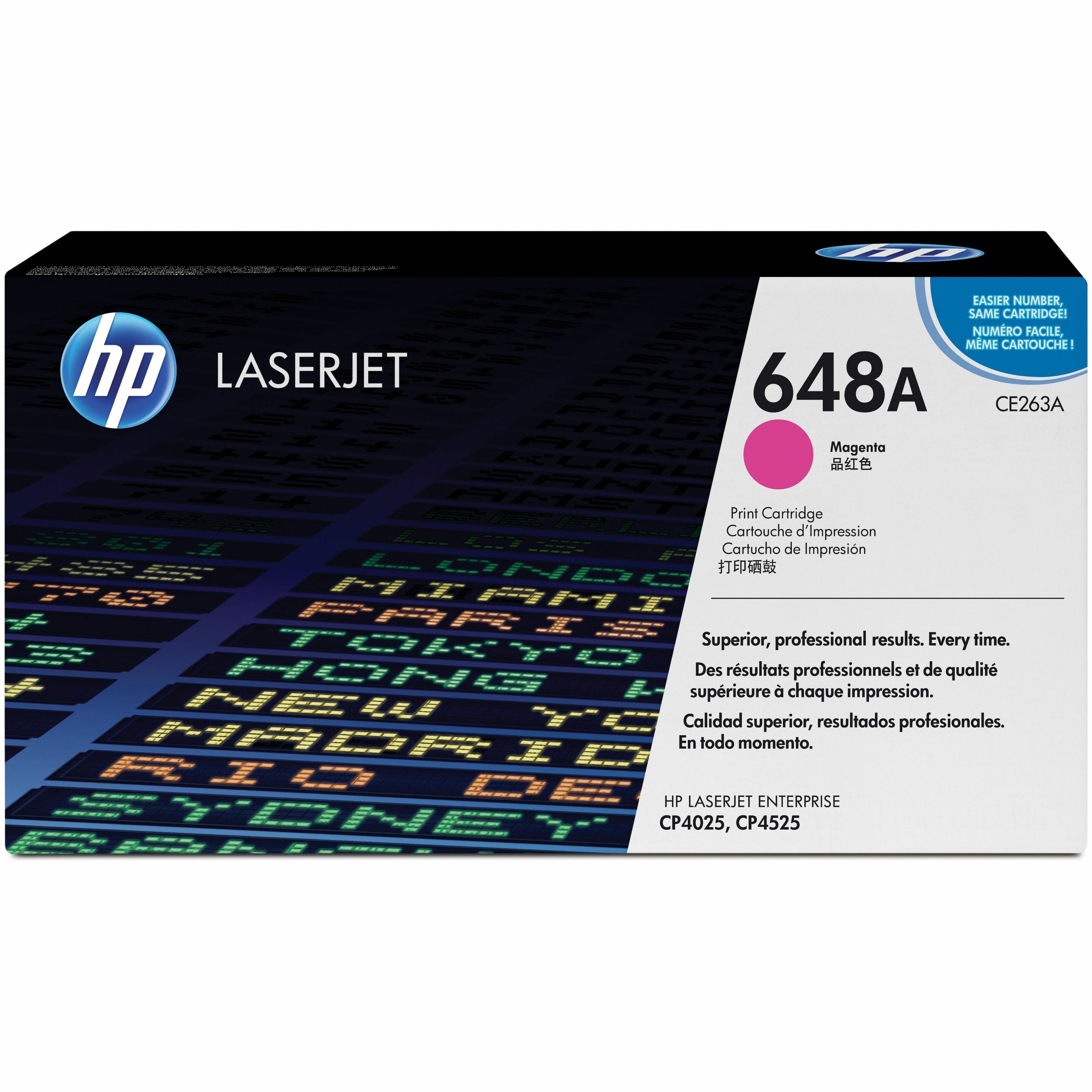 HP 648A (CE263AG) Original Laser Toner Cartridge