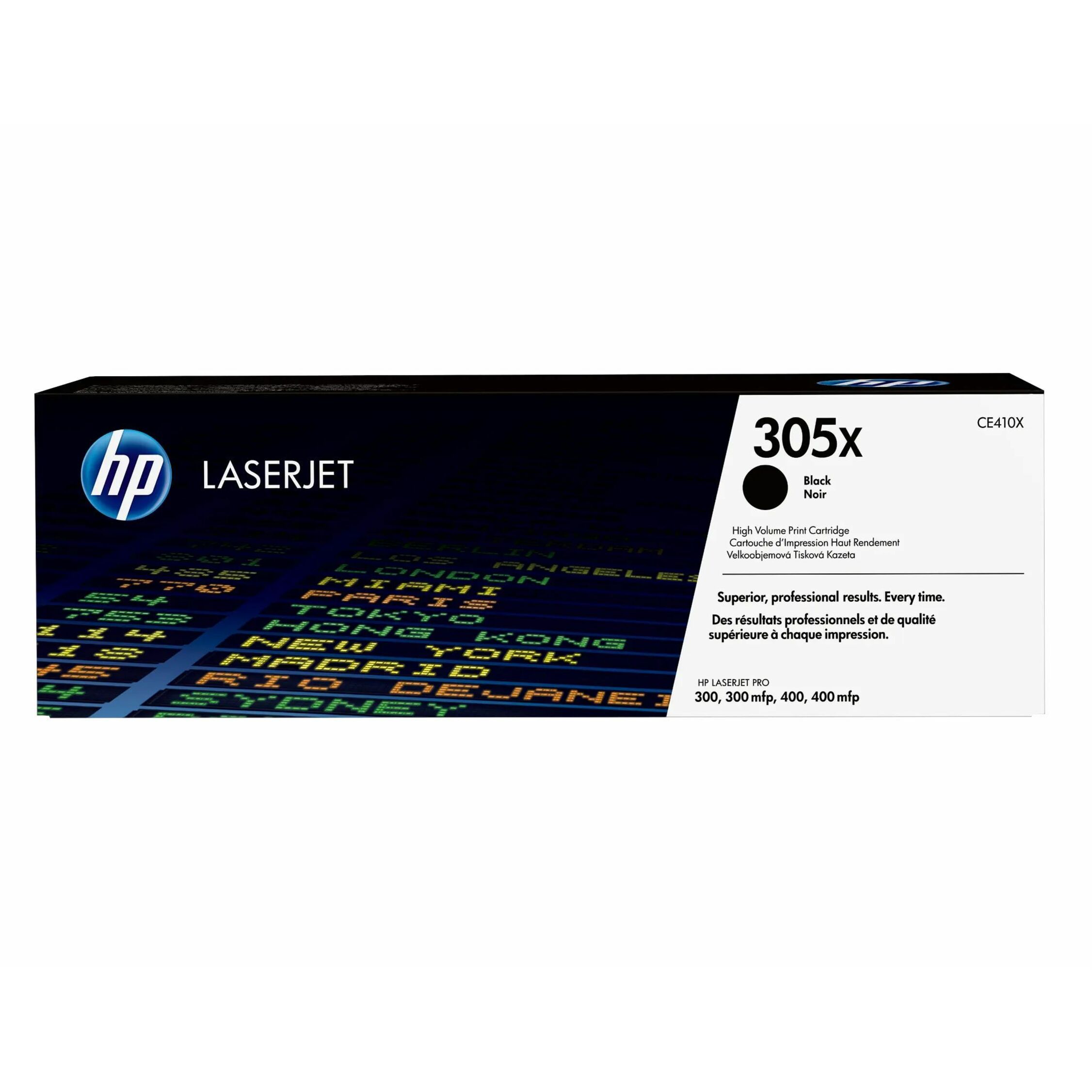 HP 305X (CE410X) Original Laser Toner Cartridge - Single Pack - Black - 1 Each - 4000 Pages