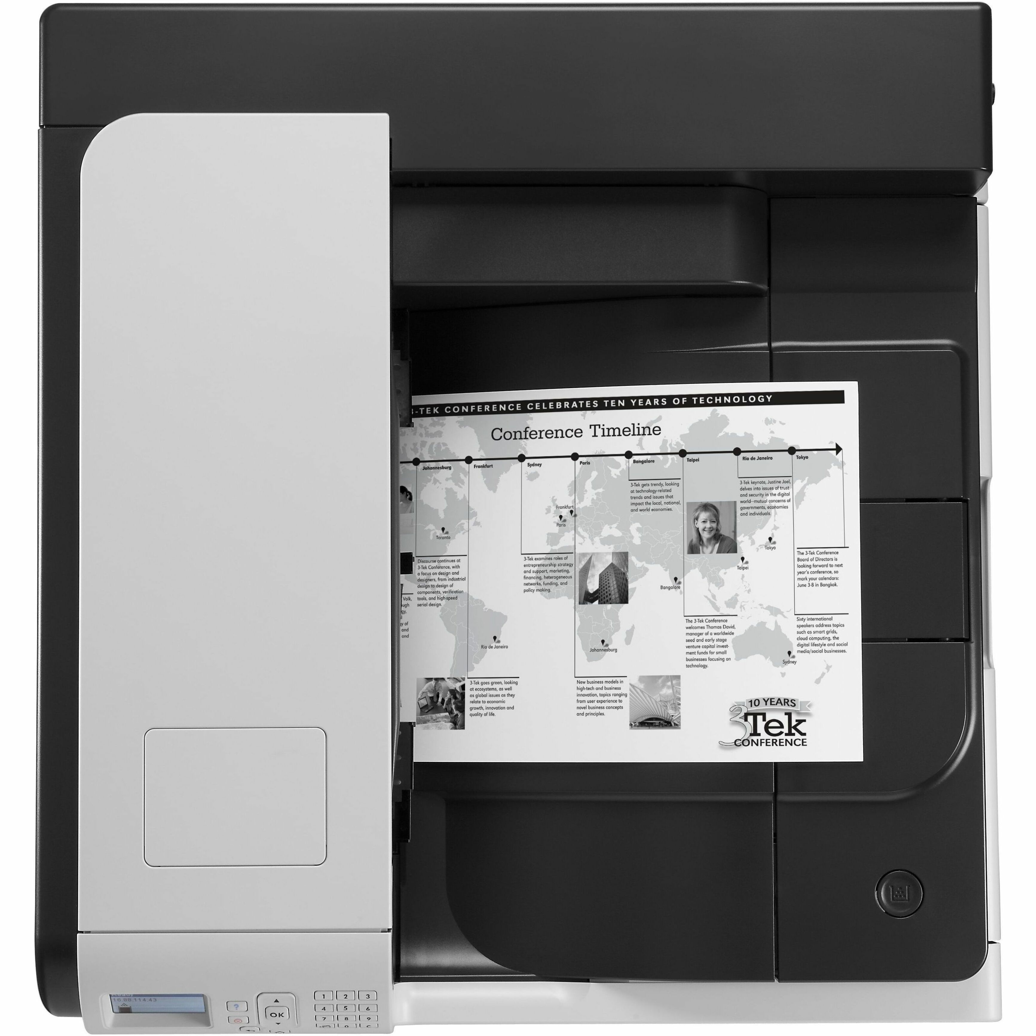 HP LaserJet Enterprise 700 M712DN Desktop Laser Printer - Monochrome - 41 ppm Mono - 1200 x 1200 dpi Print - Automatic Duplex Print - 600 Sheets Input - Ethernet - HP ePrint, Apple AirPrint - 100000 Pages Duty Cycle - Plain Paper Print - Gigabit Ethernet - USB — alternate image4
