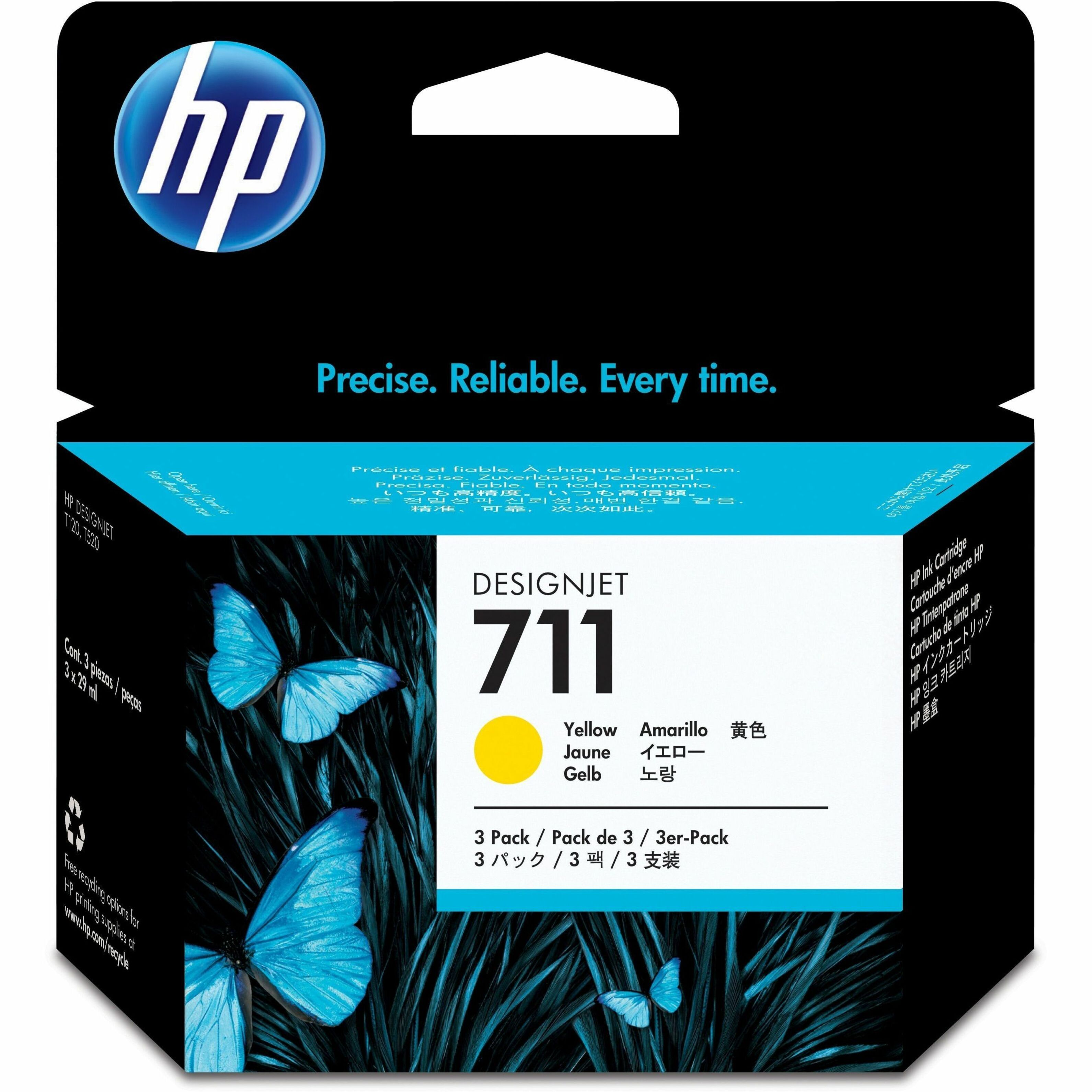 HP 711 (CZ136A) Original Inkjet Ink Cartridge