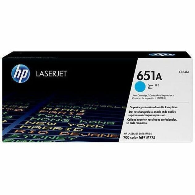 HP 651A (CE341A) Original Laser Toner Cartridge