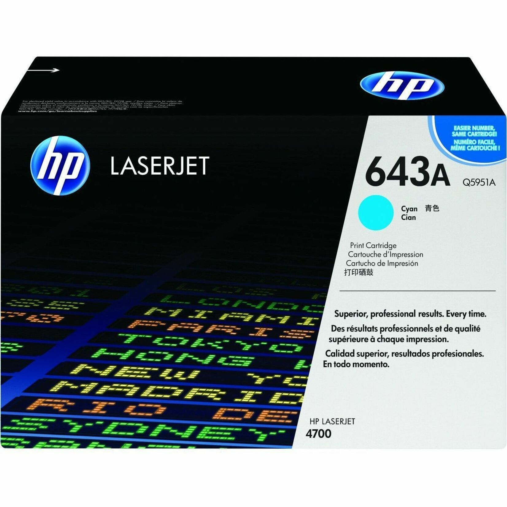HP 643AC Toner Cartridge - 10000 Pages — alternate image1
