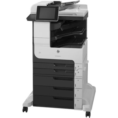 HP LaserJet 700 M725Z+ Laser Multifunction Printer-Monochrome-Copier/Fax/Scanner-41 ppm Mono Print-1200x1200 Print-Automatic Duplex Print-200000 Pages Monthly-4100 sheets Input-Color Scanner-600 Optical Scan-Monochrome Fax-Gigabit Ethernet Ethernet - Copier/Fax/Printer/Scanner - 41 ppm Mono Print - 1200 x 1200 dpi Print - Automatic Duplex Print - Up to 200000 Pages Monthly - 4100 sheets Input - Color Scanner - 600 dpi Optical Scan - Monochrome Fax - Gigabit Ethernet - USB - For Plain Paper — left
