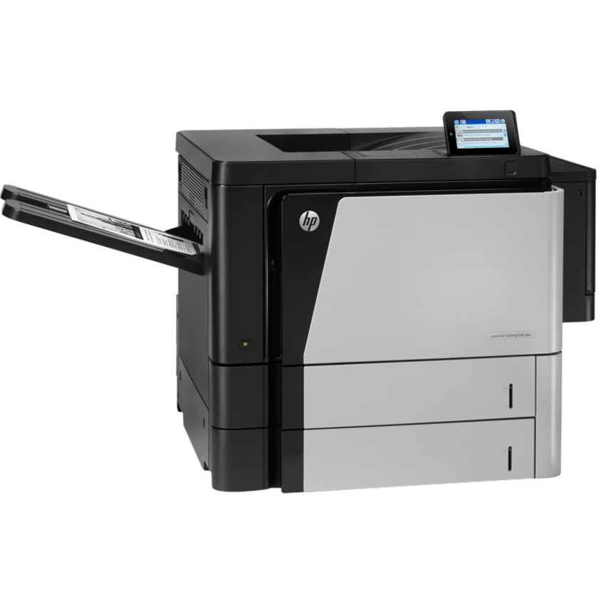 HP LaserJet Enterprise M806DN Desktop Laser Printer - Monochrome - 56 ppm Mono - 1200 x 1200 dpi Print - Automatic Duplex Print - 1100 Sheets Input - Ethernet - HP ePrint, Apple AirPrint - 300000 Pages Duty Cycle - Plain Paper Print - Gigabit Ethernet - USB — rightmaximum