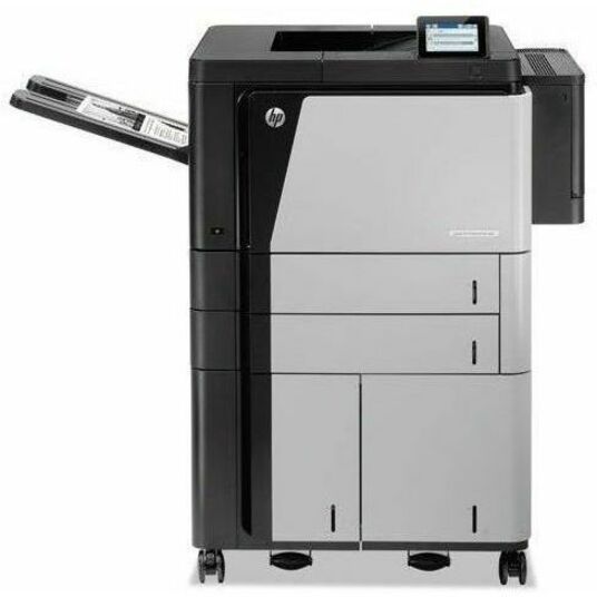 HP LaserJet Enterprise M806X+ Desktop Laser Printer - Monochrome - 56 ppm Mono - 1200 x 1200 dpi Print - Automatic Duplex Print - 4600 Sheets Input - HP ePrint, Apple AirPrint, Mopria - 300000 Pages Duty Cycle - Plain Paper Print - USB — frontmaximum