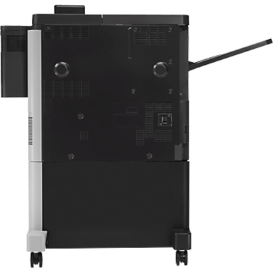 HP LaserJet Enterprise M806X+ Desktop Laser Printer - Monochrome - 56 ppm Mono - 1200 x 1200 dpi Print - Automatic Duplex Print - 4600 Sheets Input - HP ePrint, Apple AirPrint, Mopria - 300000 Pages Duty Cycle - Plain Paper Print - USB — rear