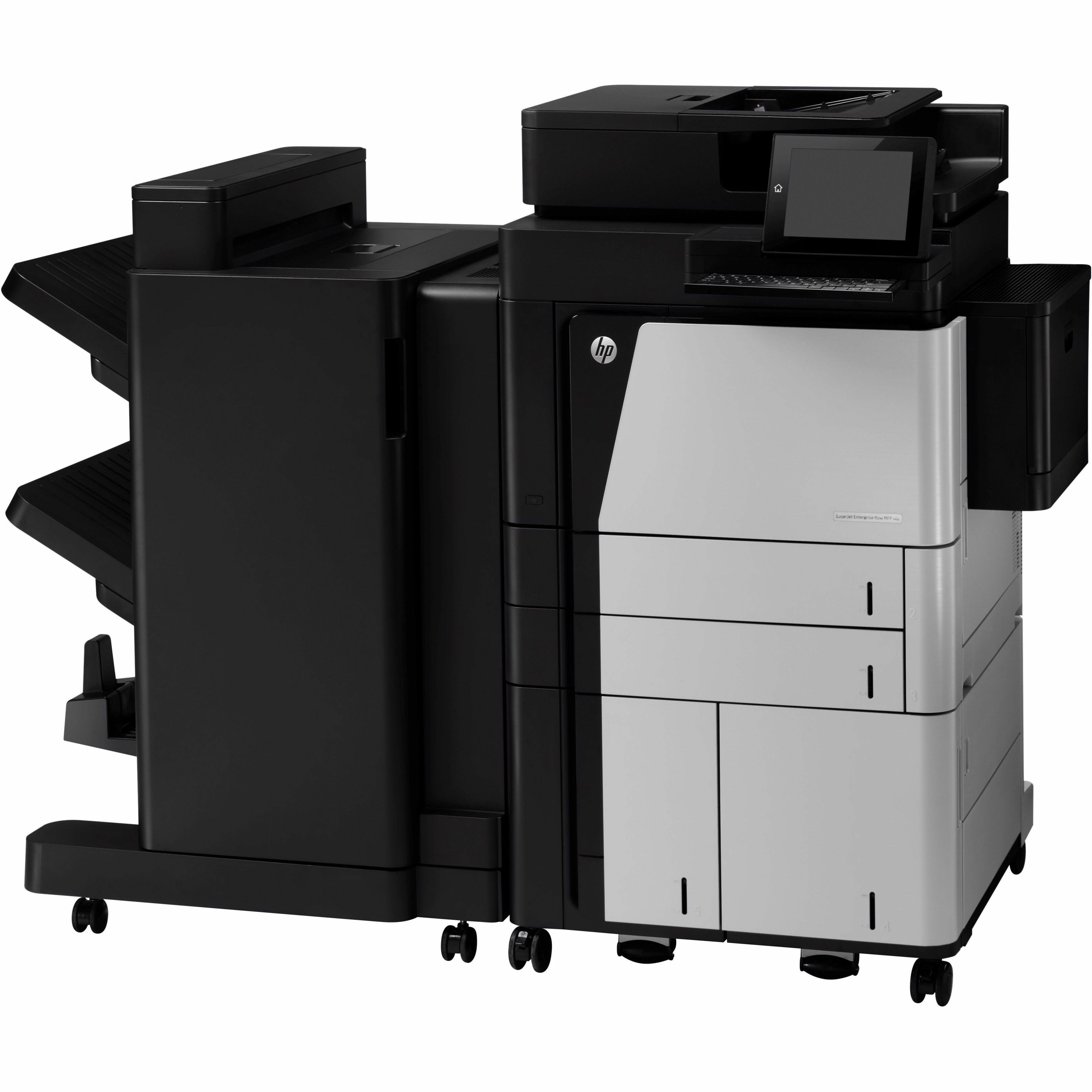 HP LaserJet M830Z Laser Multifunction Printer-Monochrome-Copier/Fax/Scanner-55…