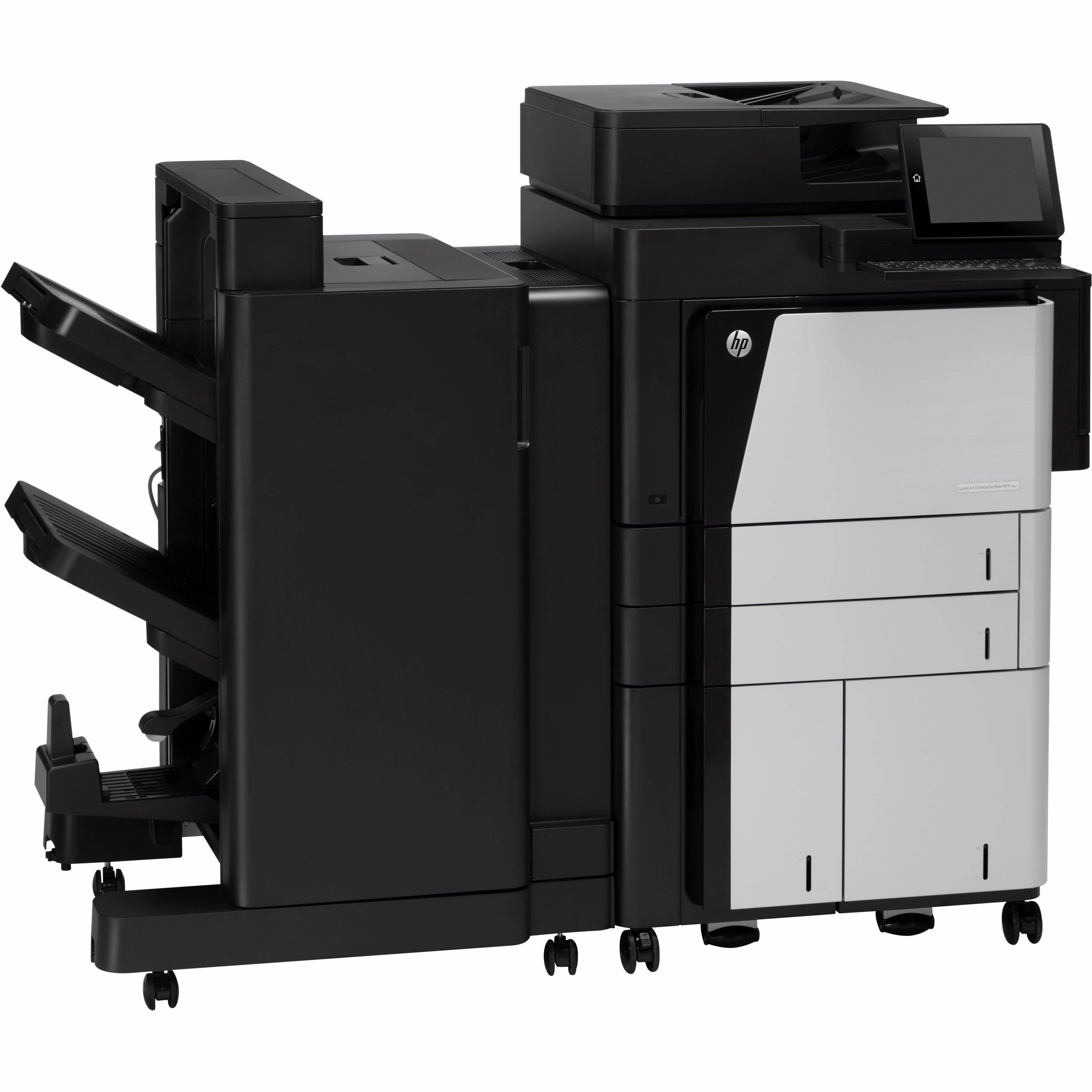 HP LaserJet M830Z Laser Multifunction Printer-Monochrome-Copier/Fax/Scanner-55 ppm Mono Print-1200 Print-Automatic Duplex Print-300000 Pages Monthly-4600 sheets Input-Color Scanner-600 Optical Scan-Monochrome Fax-Gigabit Ethernet Ethernet - Copier/Fax/Printer/Scanner - 55 ppm Mono Print - 1200 dpi Print - Automatic Duplex Print - Up to 300000 Pages Monthly - 4600 sheets Input - Color Scanner - 600 dpi Optical Scan - Monochrome Fax - Gigabit Ethernet - USB - For Plain Paper Print — alternate image3