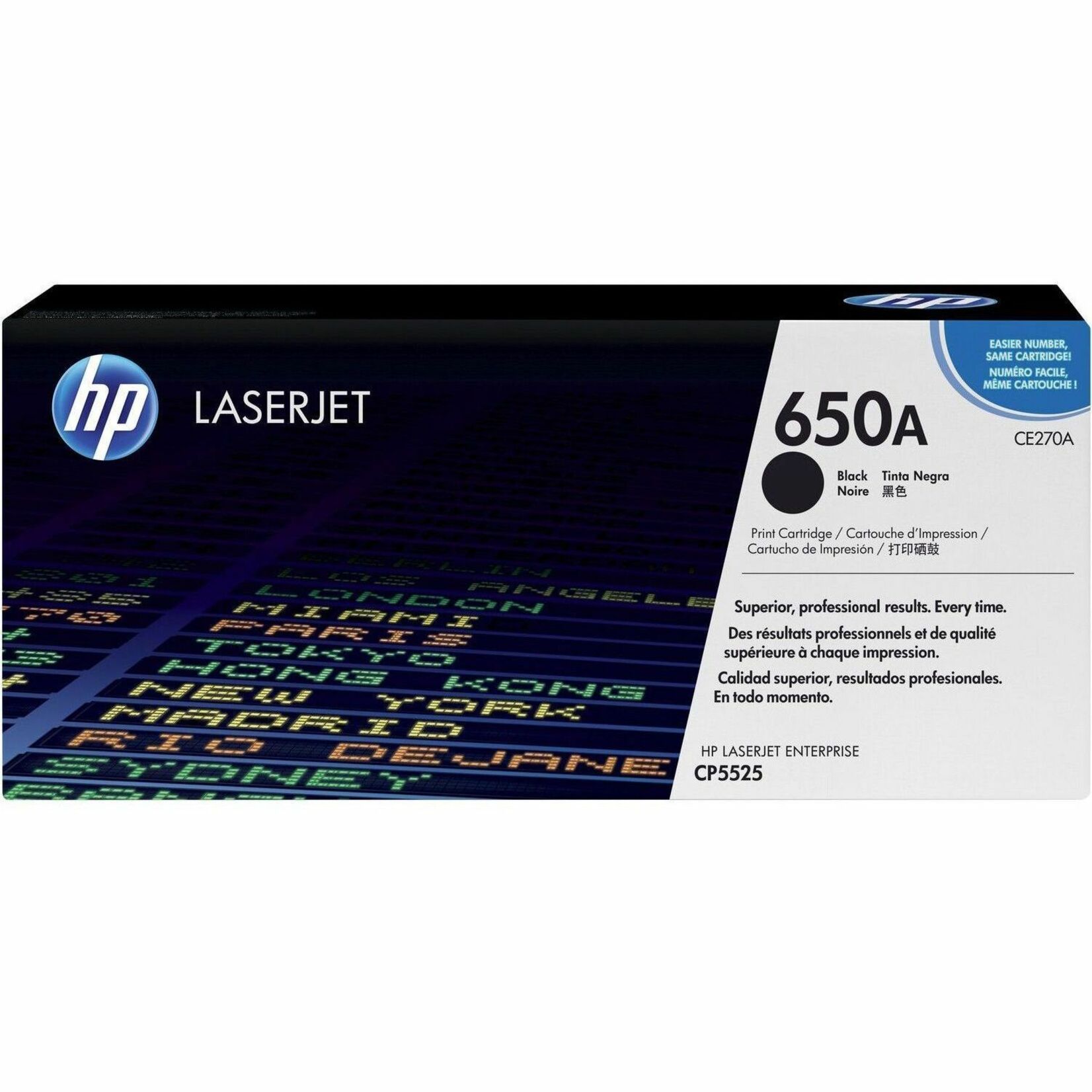 HP 650AC Black LaserJet Toner Cartridge - 13500 Pages — alternate image1