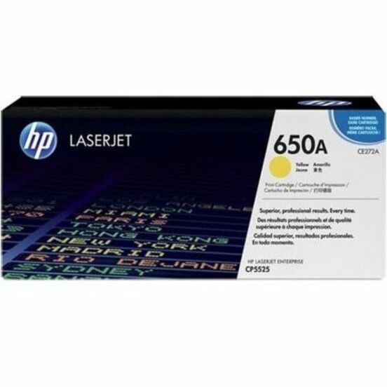 HP 650AC Yellow Original LaserJet Toner Cartridge - 15000 Pages — alternate image1