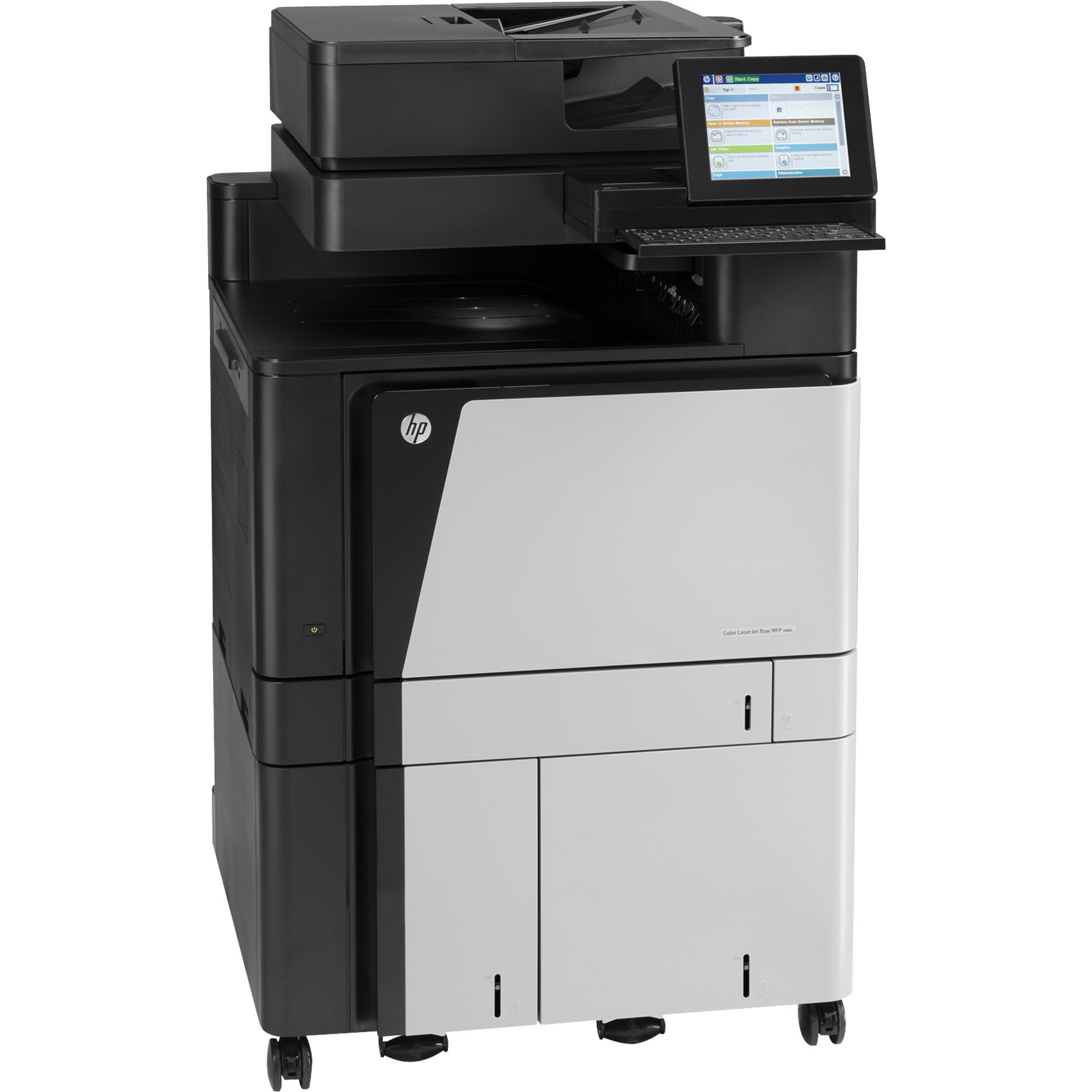 HP LaserJet M880z+ Laser Multifunction Printer-Color-Copier/Fax/Scanner-45 ppm…