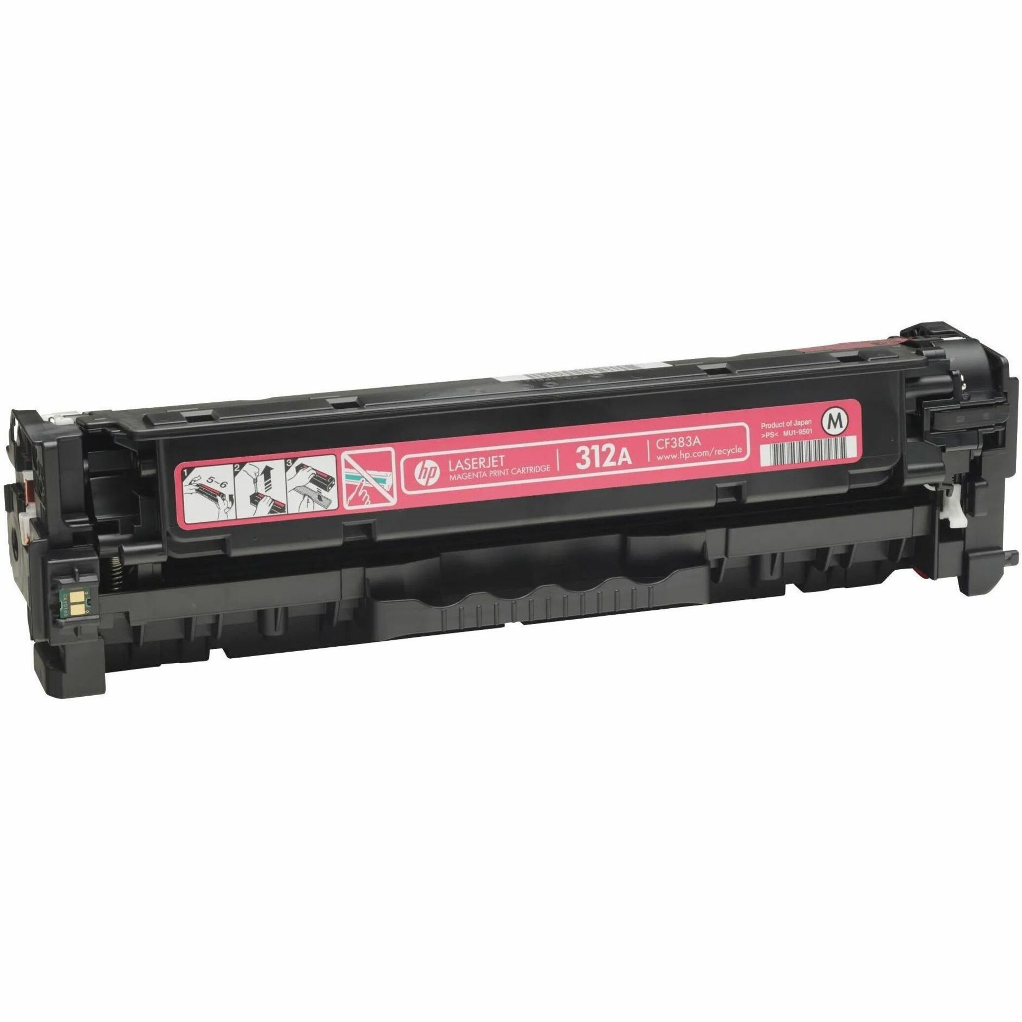 HP 312A (CF383A) Original Laser Toner Cartridge - Single Pack - Magenta - 1 Each - 2700 Pages — alternate image1