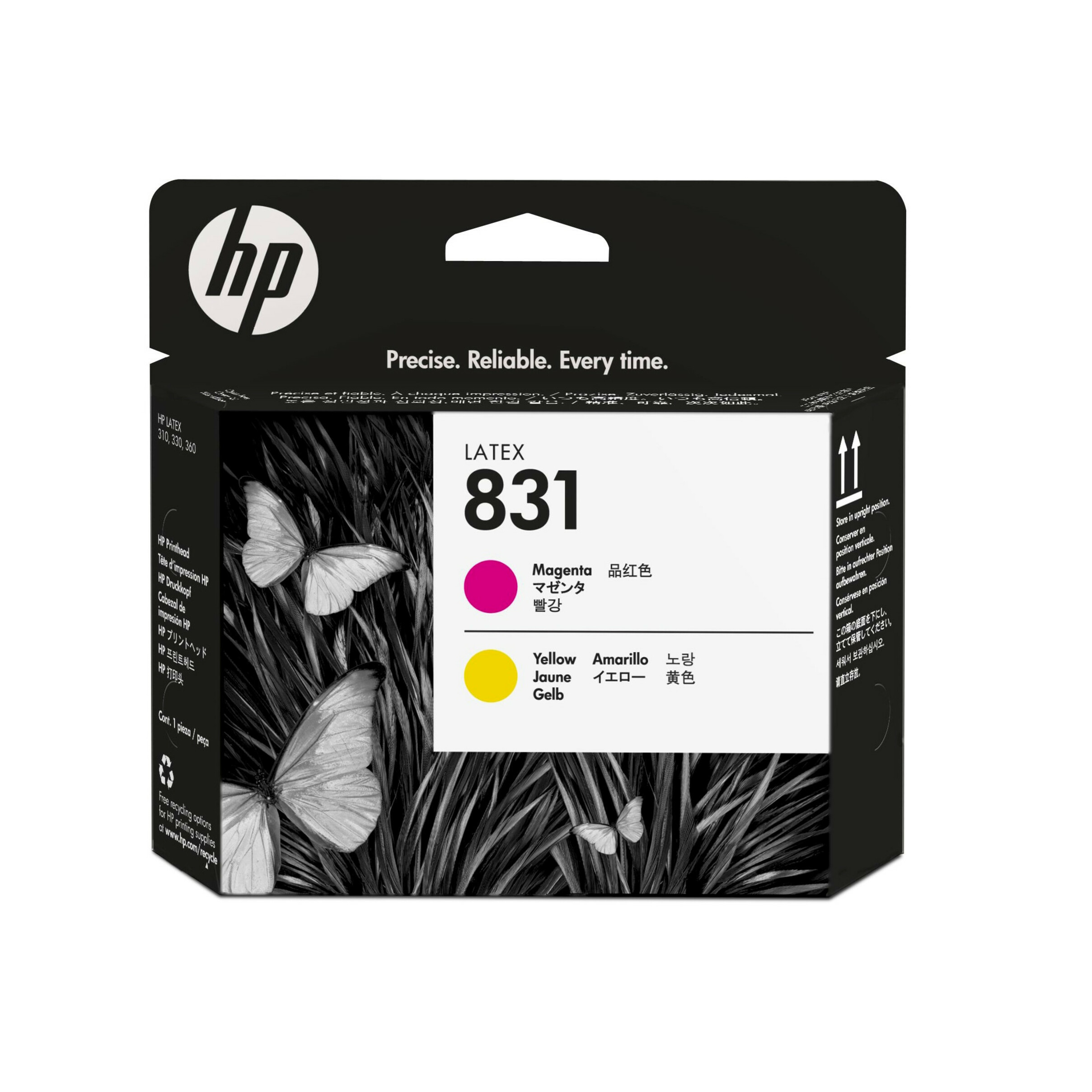 HP 831 Original Laser Printhead - Yellow, Magenta Pack