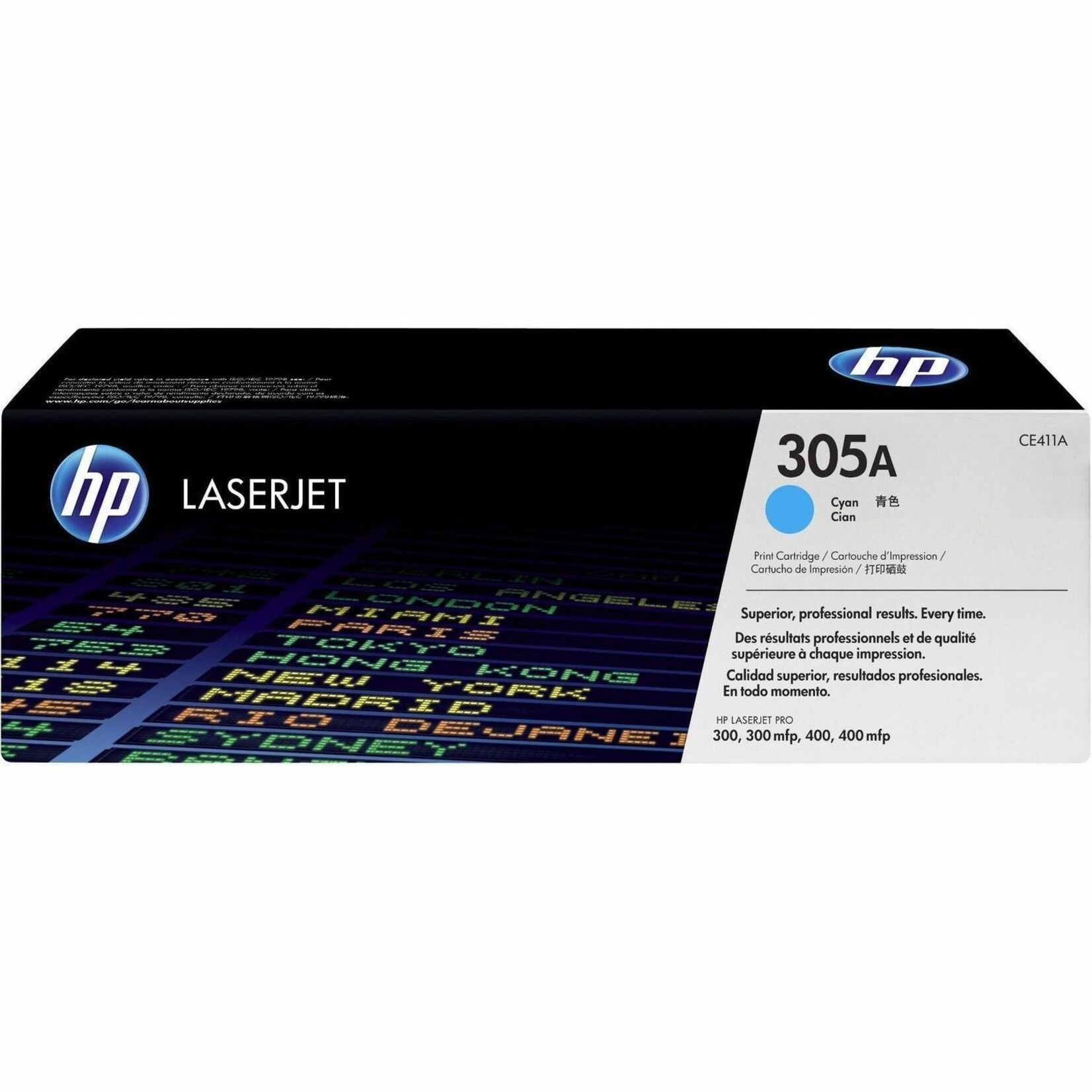 HP 305AC Cyan Contract LJ Toner Cartridge - 2600 Pages — alternate image1