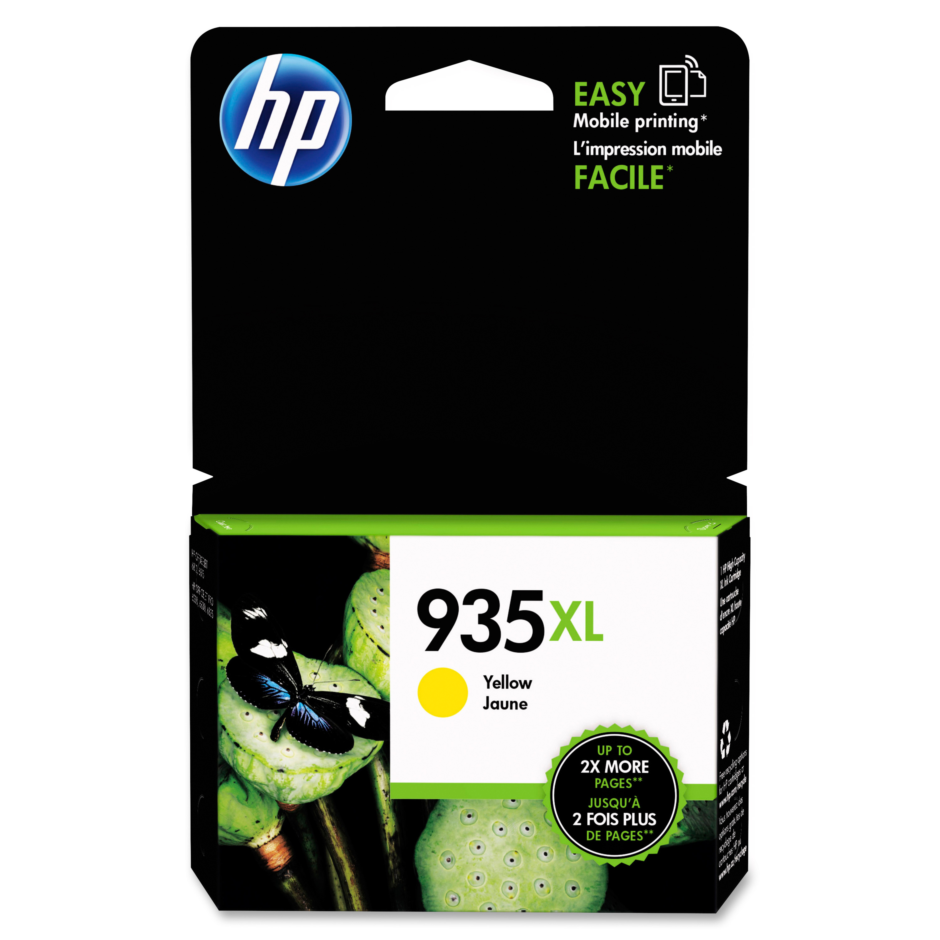 HP 935XL Original Ink Cartridge - Single Pack - Inkjet - High Yield - 825 Pages - Yellow - 1 Each