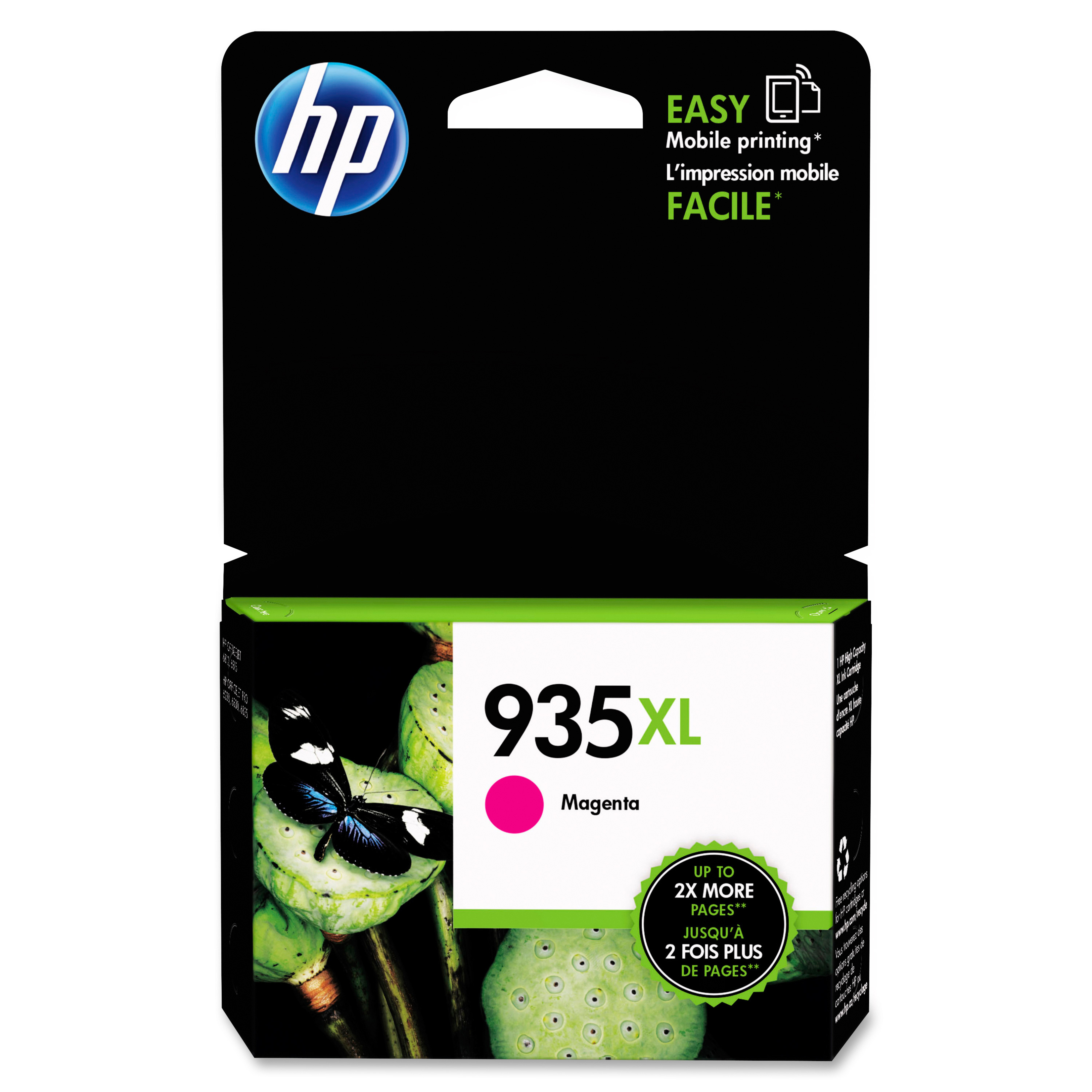 HP 935XL Original Ink Cartridge - Single Pack - Inkjet - High Yield - 825 Pages - Magenta - 1 Each