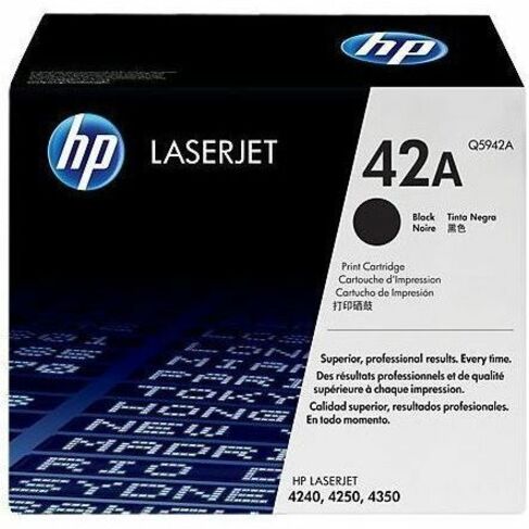 HP 42A (Q5942A) Original Standard Yield Laser Toner Cartridge