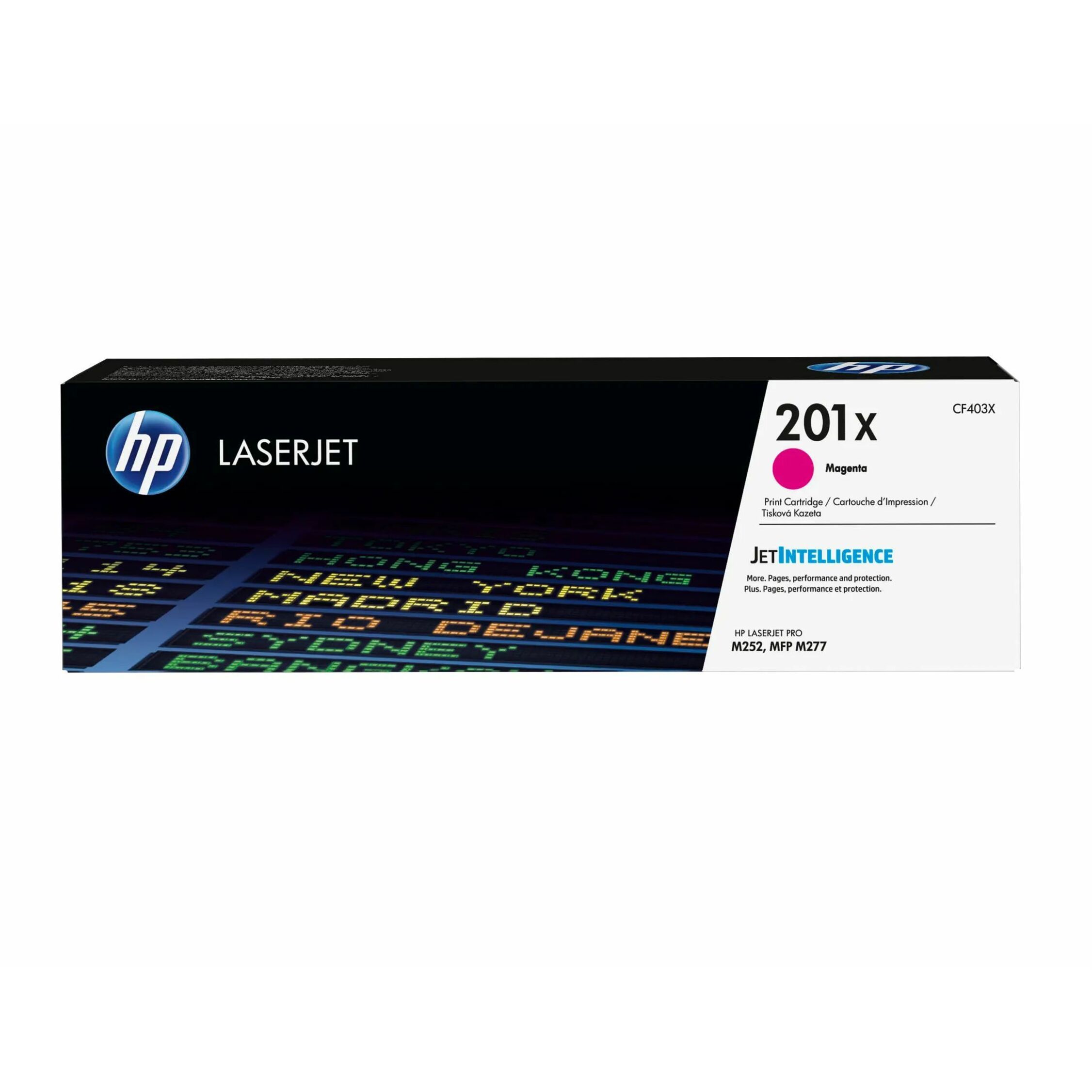 HP 201X (CF403X) Original High Yield Laser Toner Cartridge - Single Pack - Magenta - 1 Each - 2300 Pages