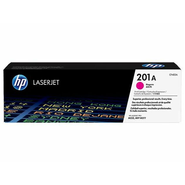 HP 201A Original Laser Toner Cartridge - Magenta - 1 Each - 1400 Pages