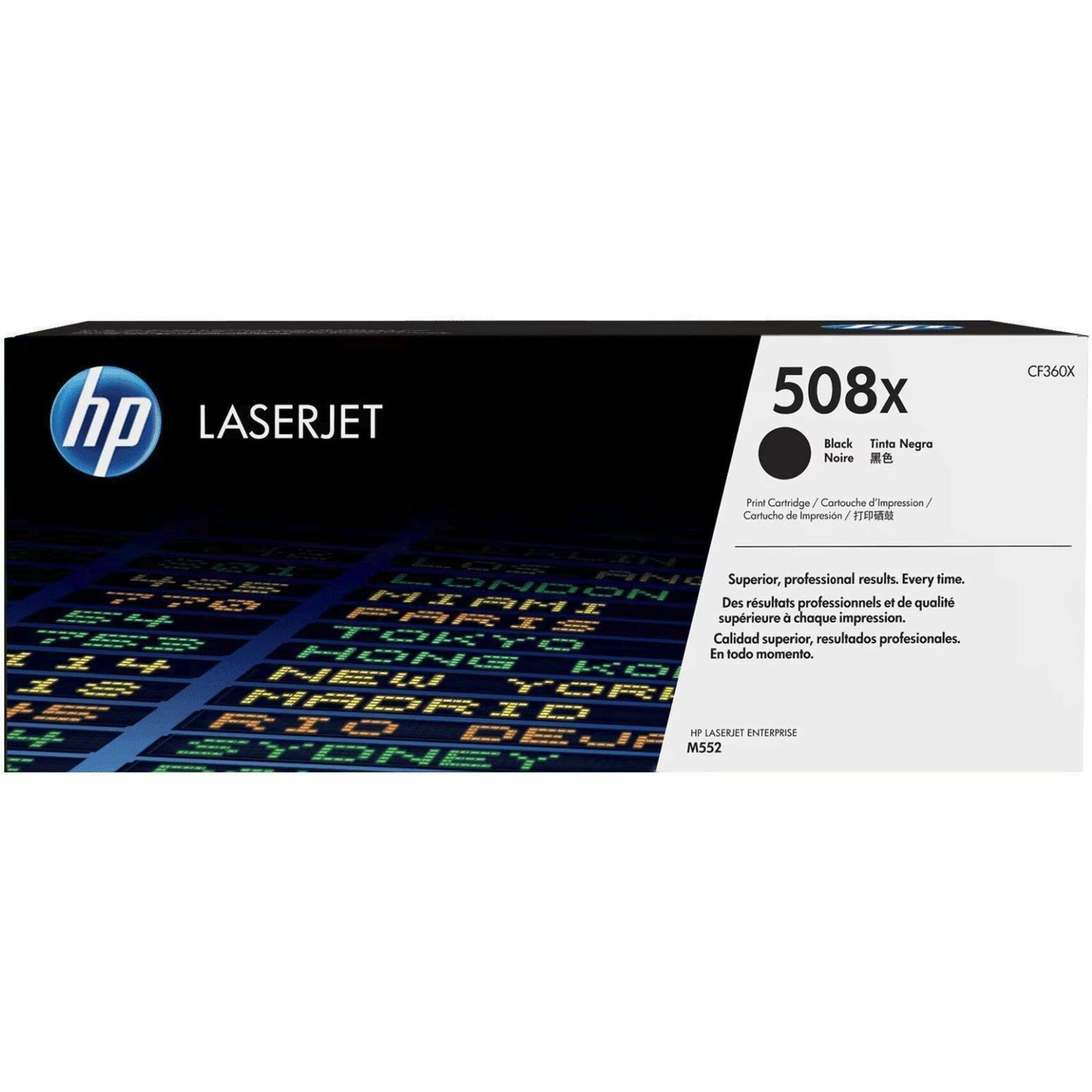 HP 508X (CF360X) Original High Yield Laser Toner Cartridge