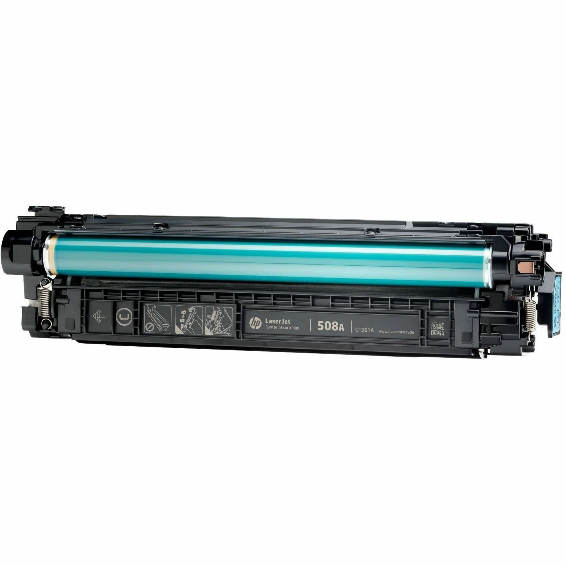 HP 508A (CF361A) Original Laser Toner Cartridge - Single Pack - Cyan - 1 Each - 5000 Pages — alternate image1