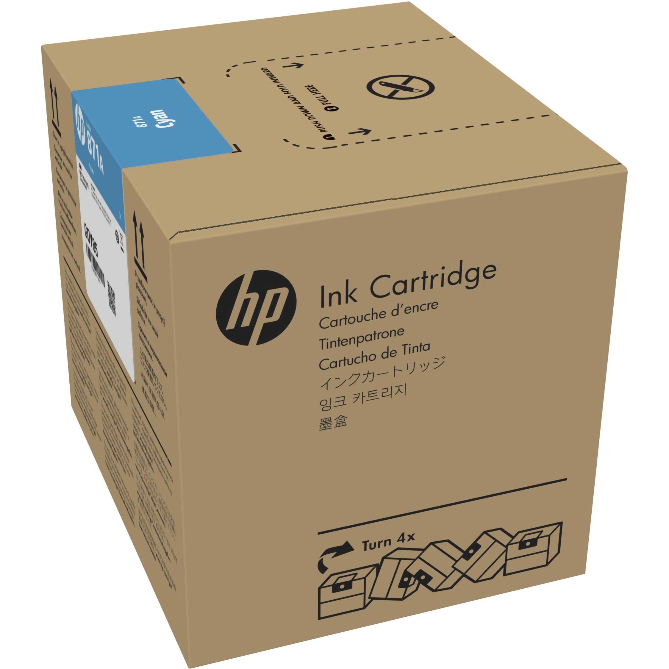 HP Latex 871A Original Inkjet Ink Cartridge Pack