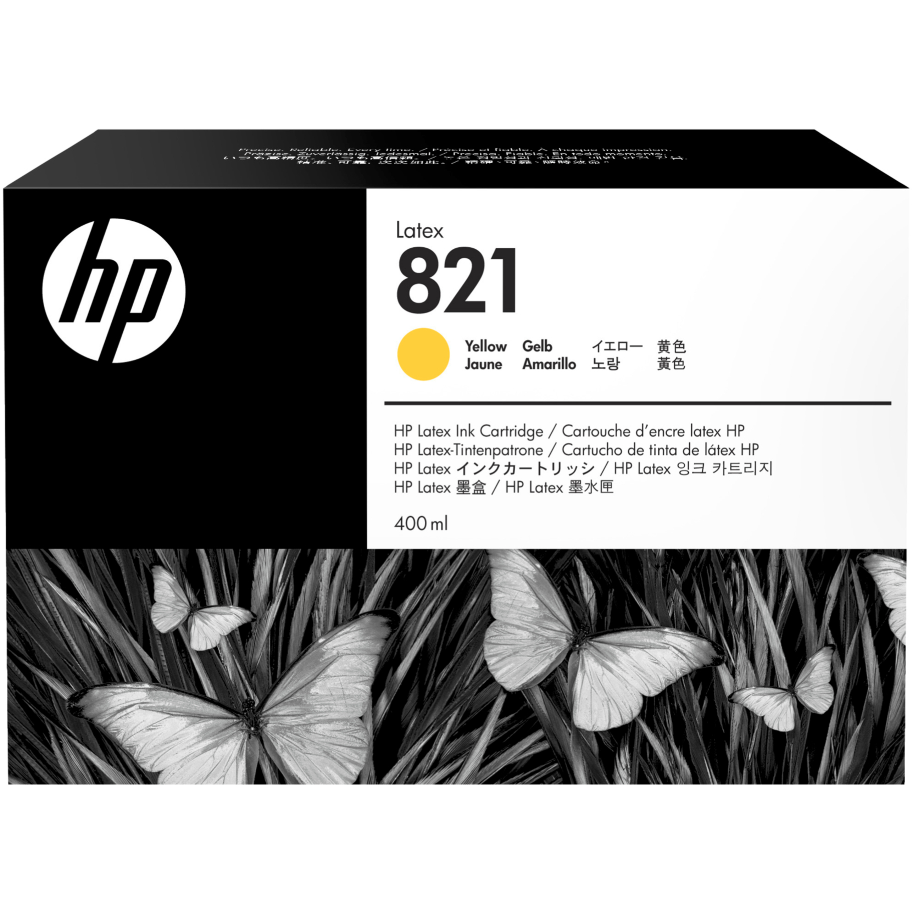 HP 821 Original Inkjet Ink Cartridge - Yellow Pack
