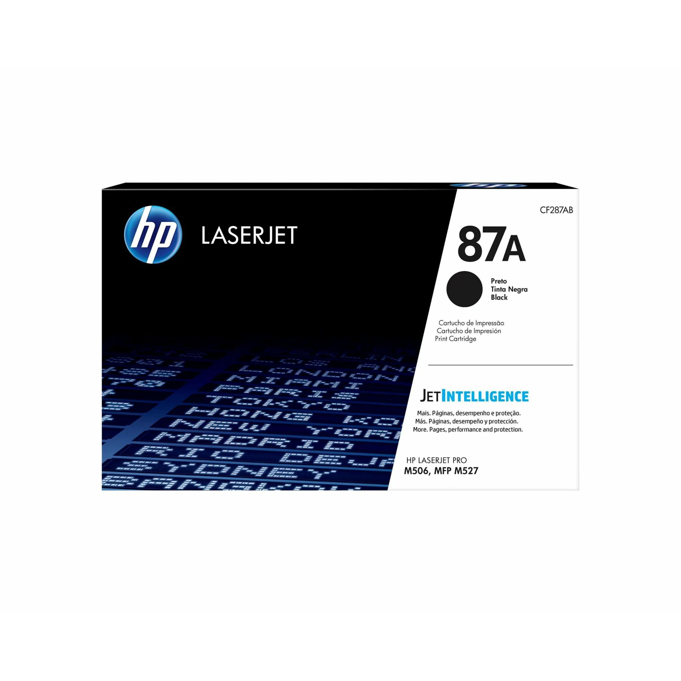 HP 87A Original Laser Toner Cartridge - Black - 1 Each - 9000 Pages