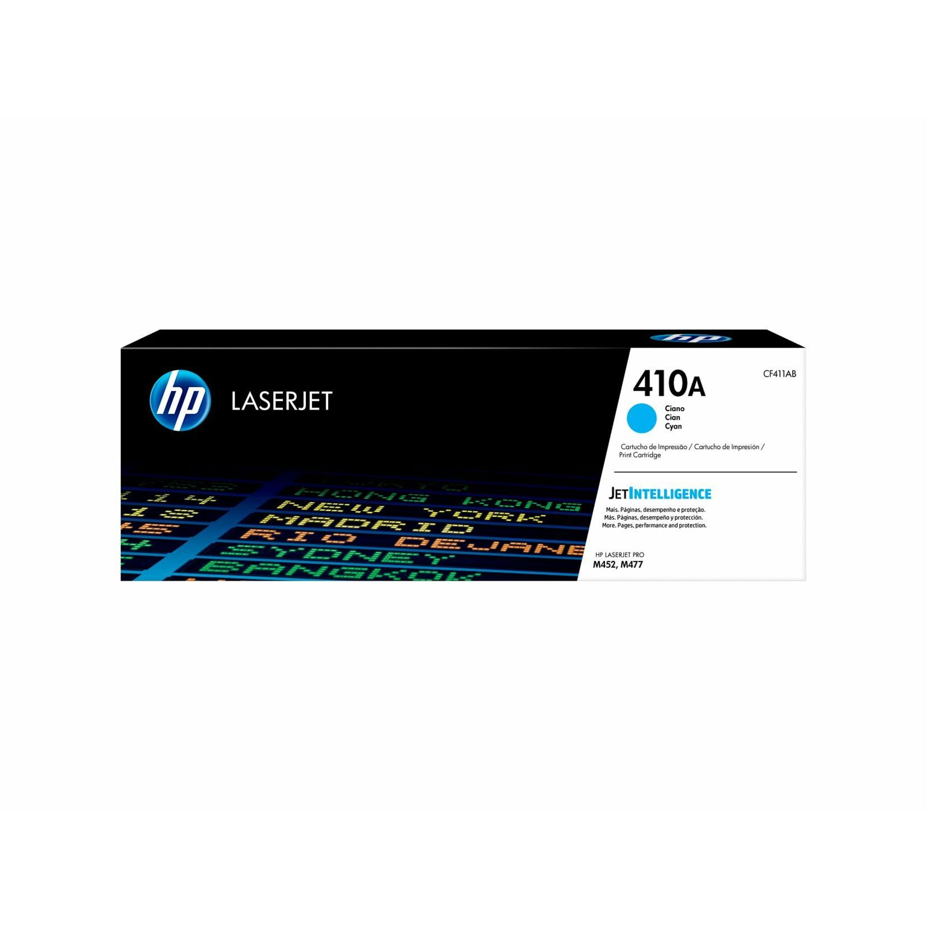 HP 410A Original Laser Toner Cartridge - Single Pack - Cyan - 1 Each - 2300 Pages