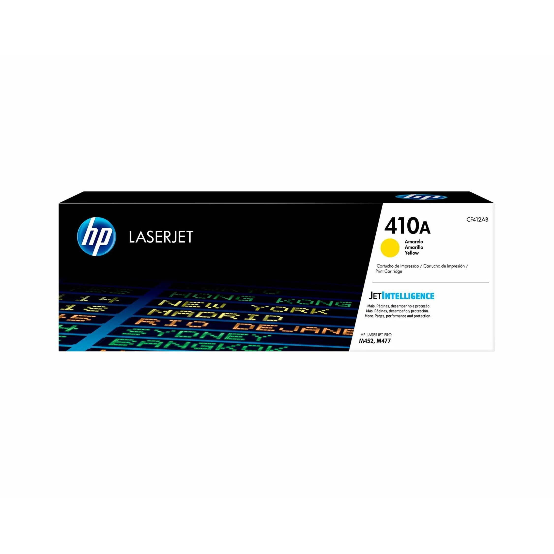 HP 410A Original Laser Toner Cartridge - Single Pack - Yellow - 1 Each - 2300 Pages