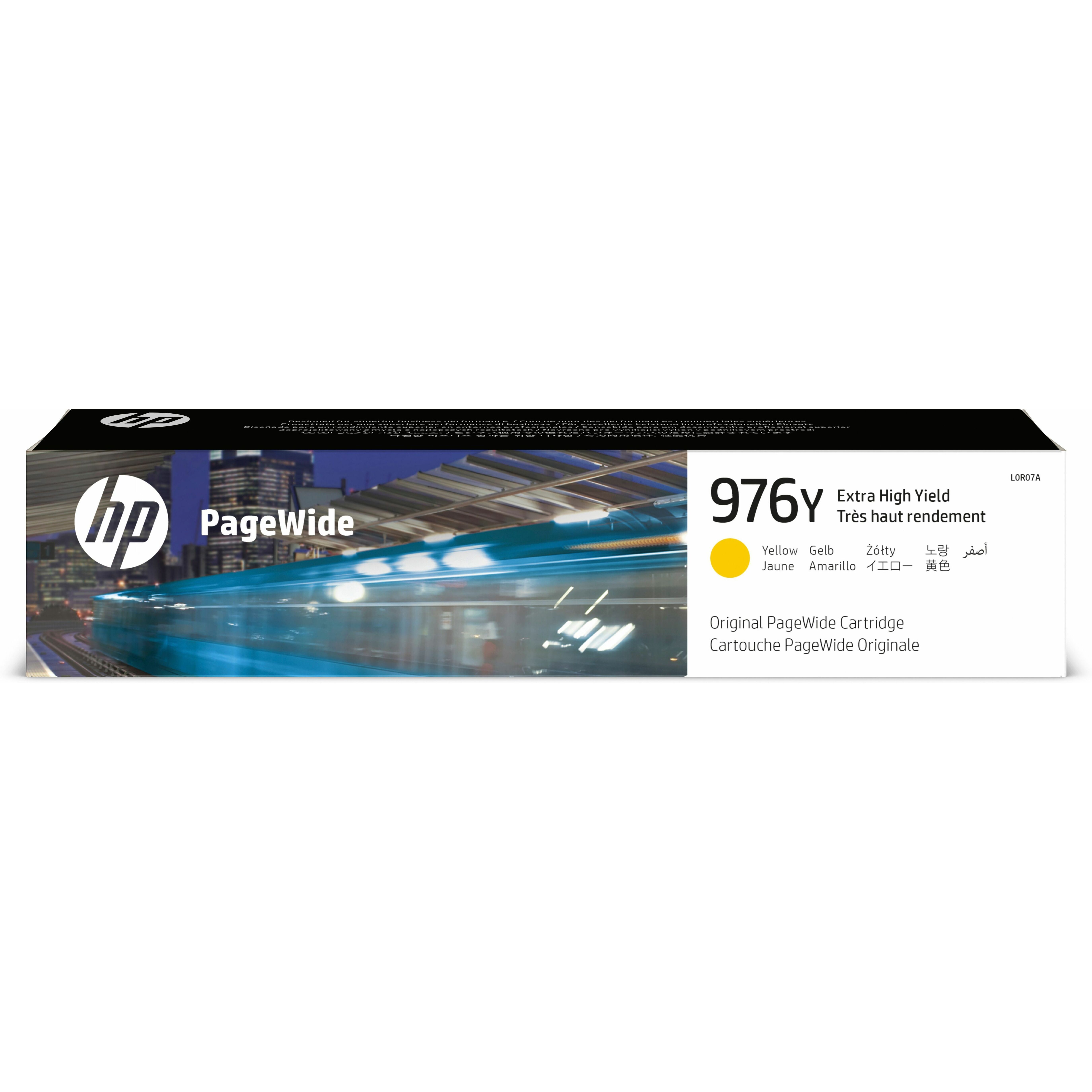 HP 976Y (L0R07A) Original Extra High Yield Page Wide Ink Cartridge - Yellow - 1 Each - 13000 Pages
