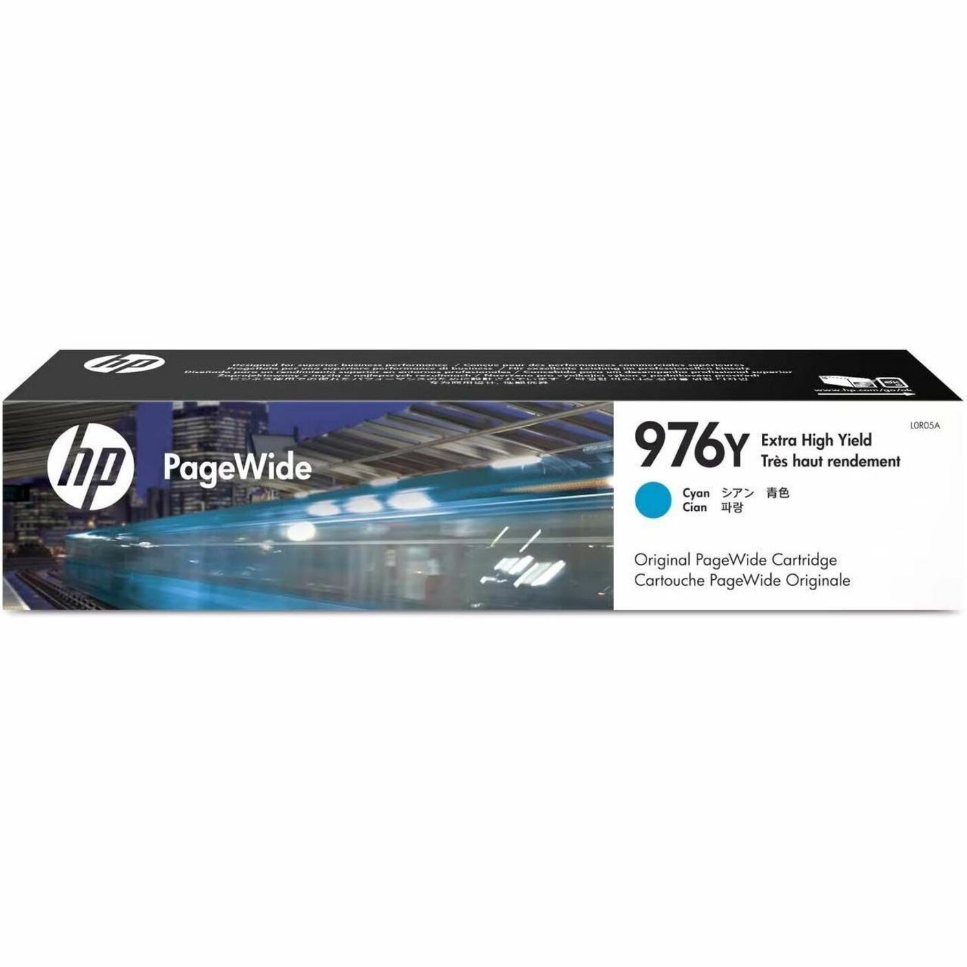 HP 976Y (L0R05A) Original Ink Cartridge - Page Wide - Extra High Yield - 13000 Pages - Cyan - 1 Each